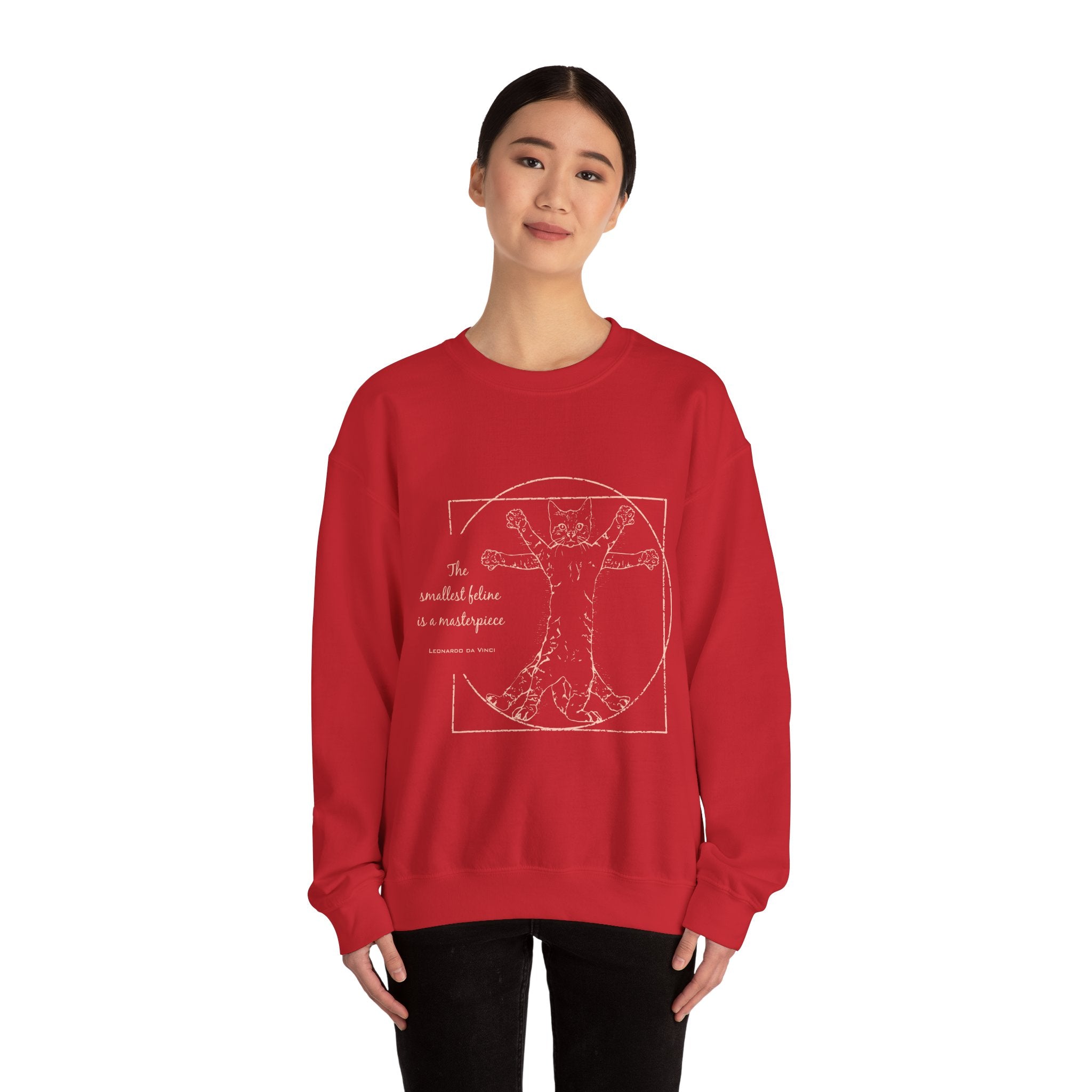 The Smallest Feline is a Masterpiece Crewneck Sweatshirt
