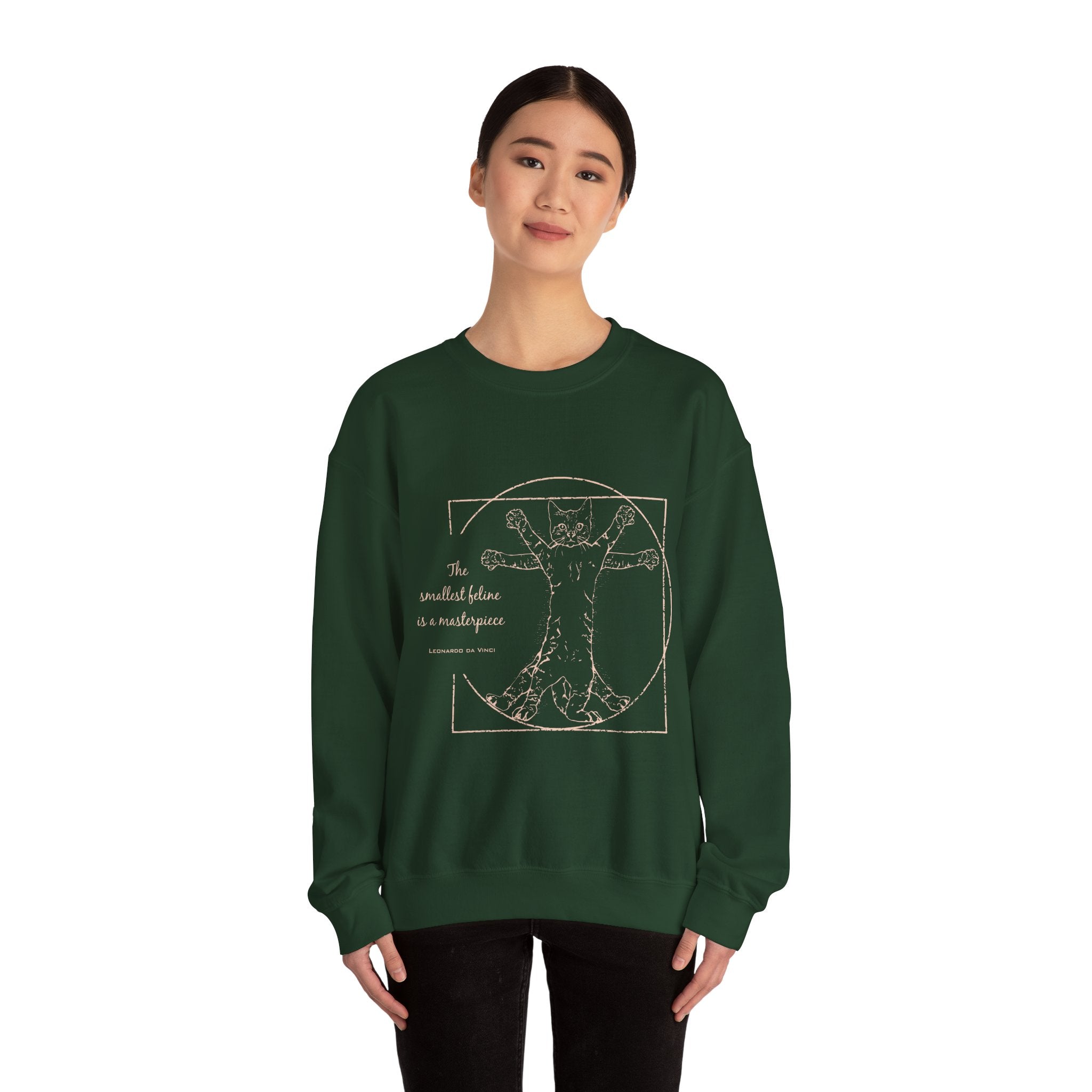 The Smallest Feline is a Masterpiece Crewneck Sweatshirt