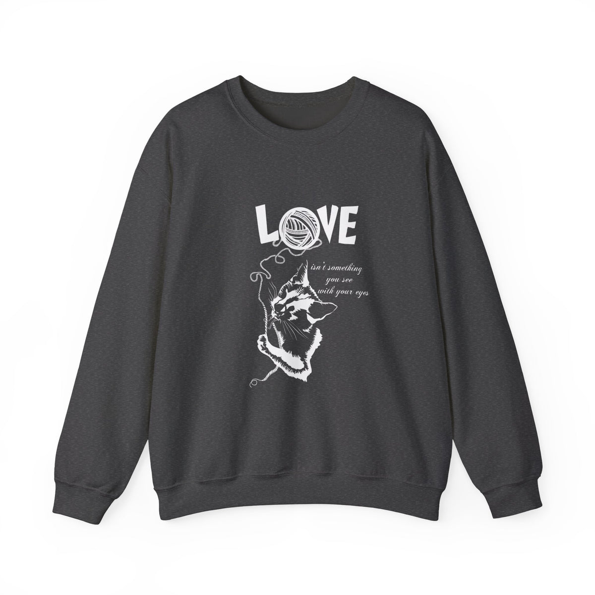 Love Crewneck Sweatshirt, White