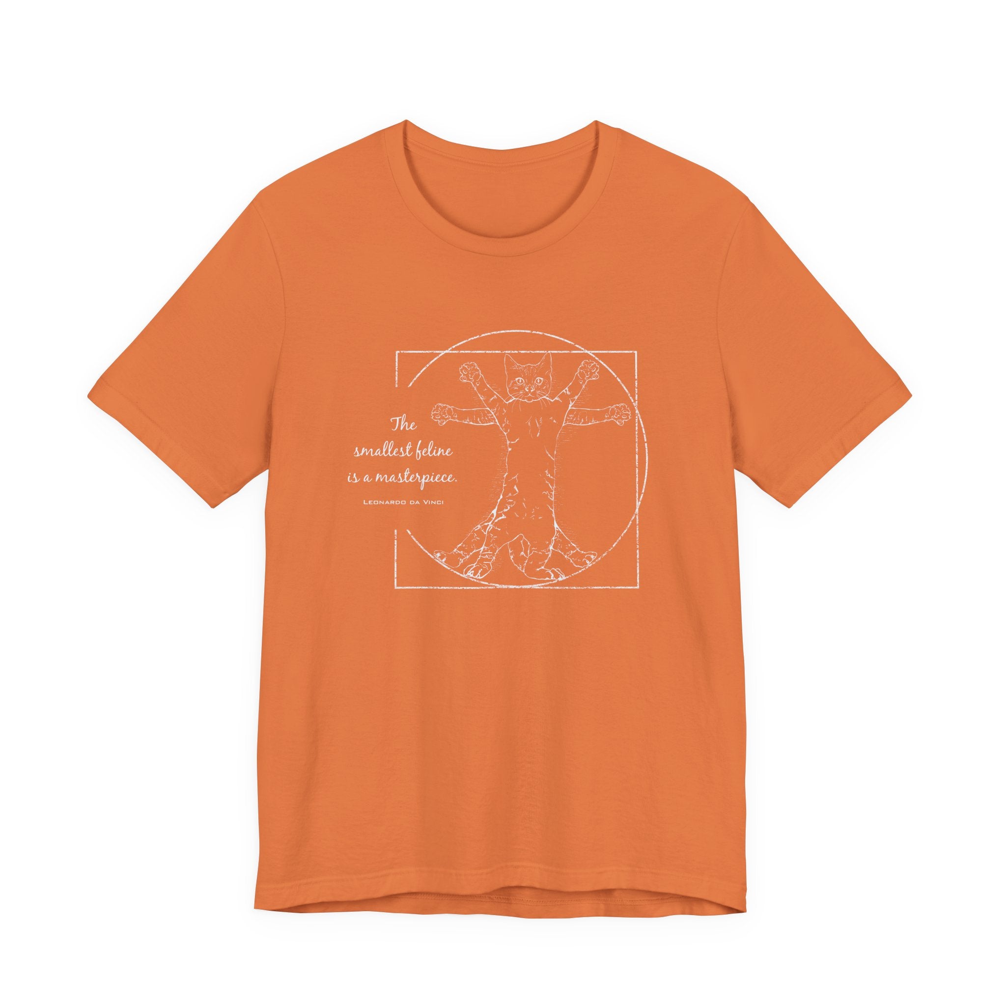 BLUE "The Smallest Feline is a Masterpiece" Short Sleeve Tee