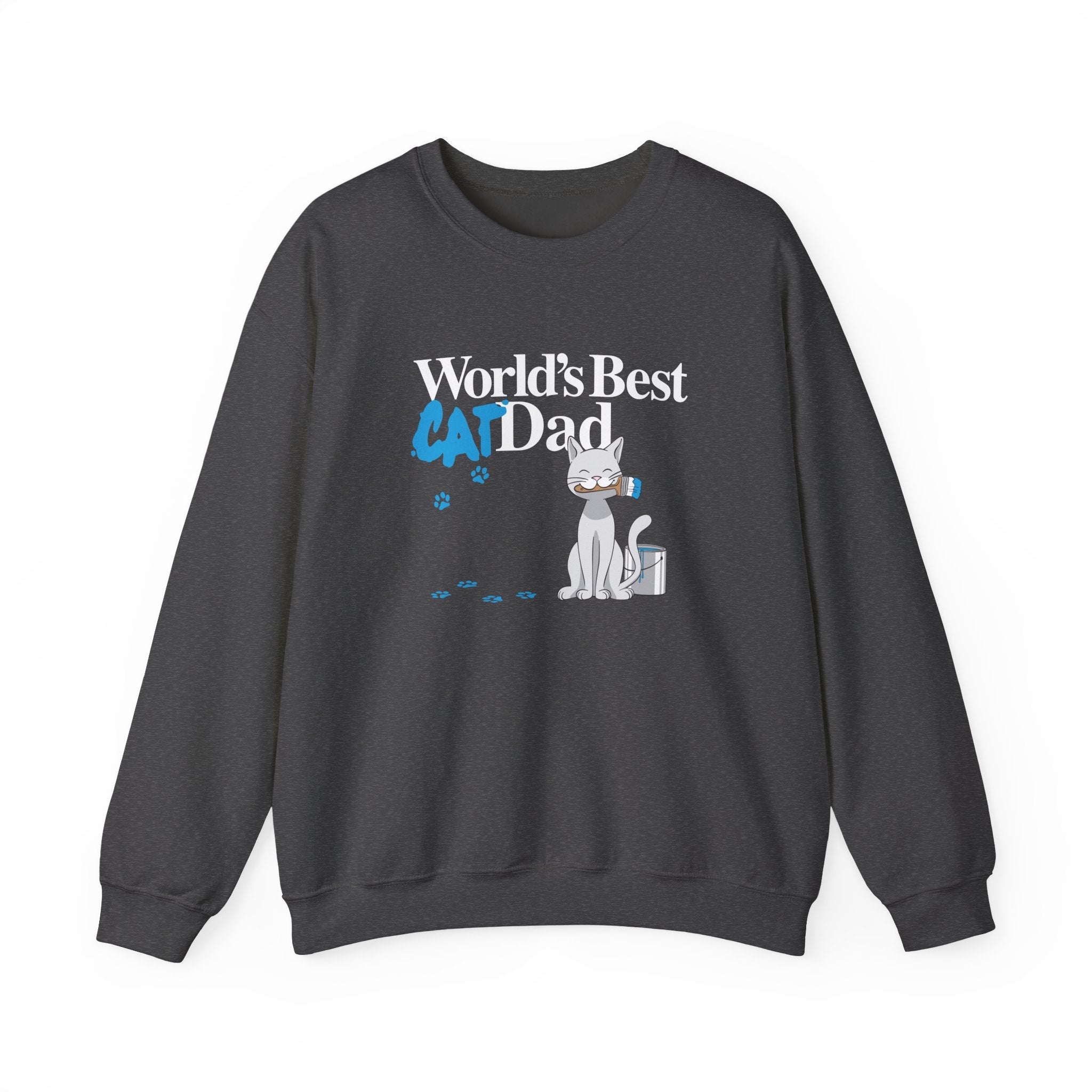 World's Best Cat Dad Crewneck Sweatshirt