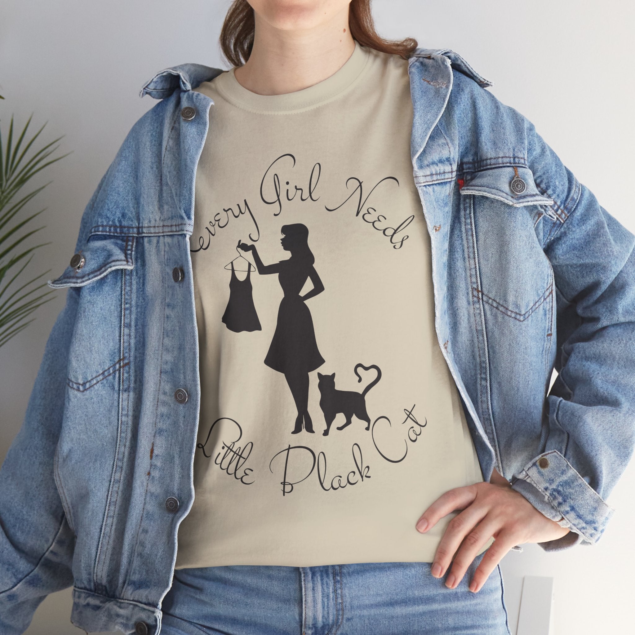 Every Girl Needs a Little Black Cat Tee