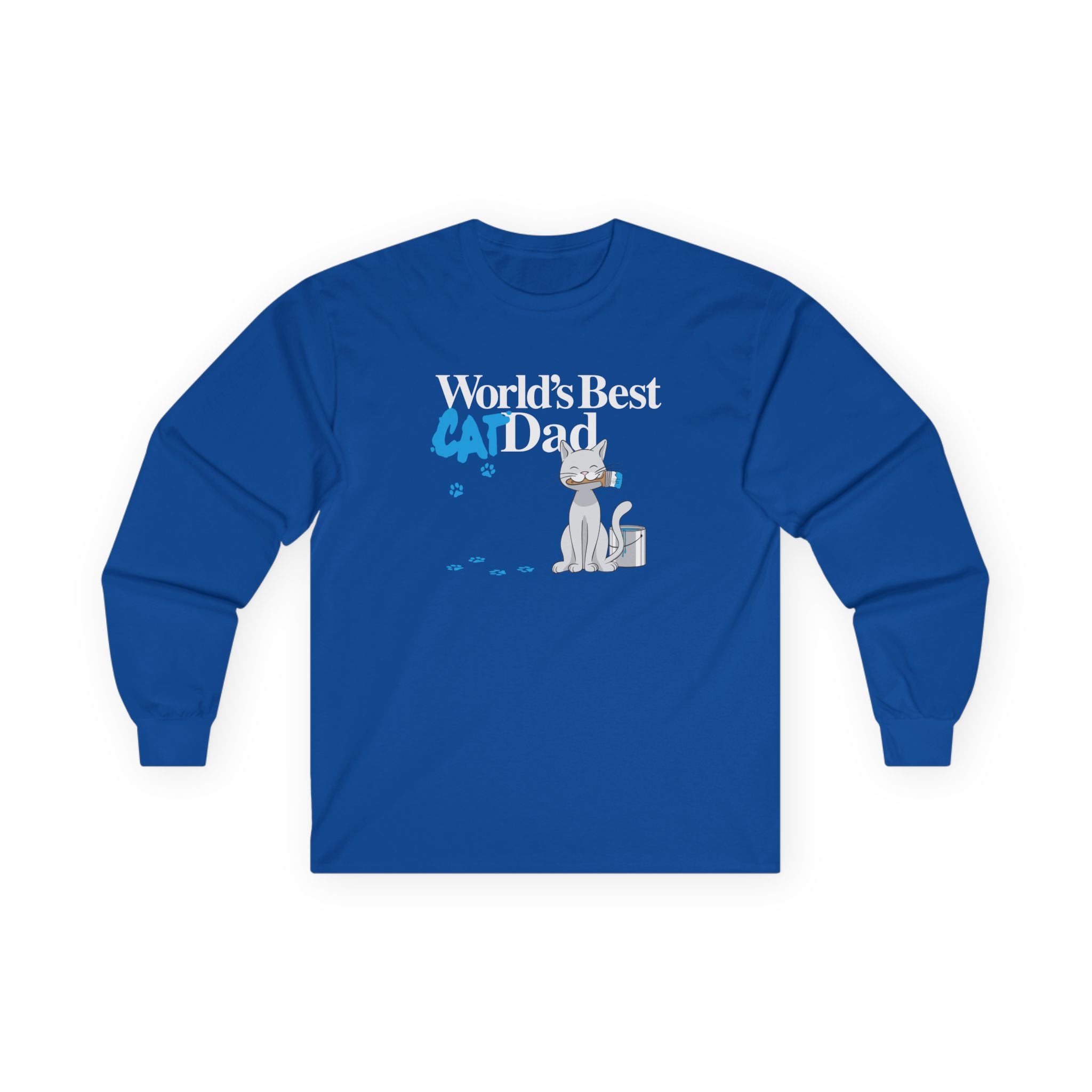 World's Best Cat Dad Long Sleeve Tee