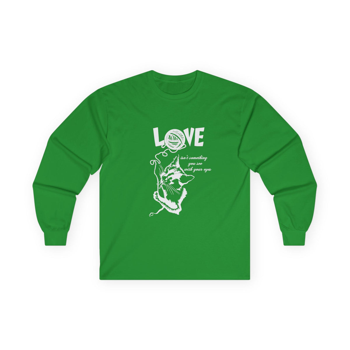 Love Long Sleeve Tee, White
