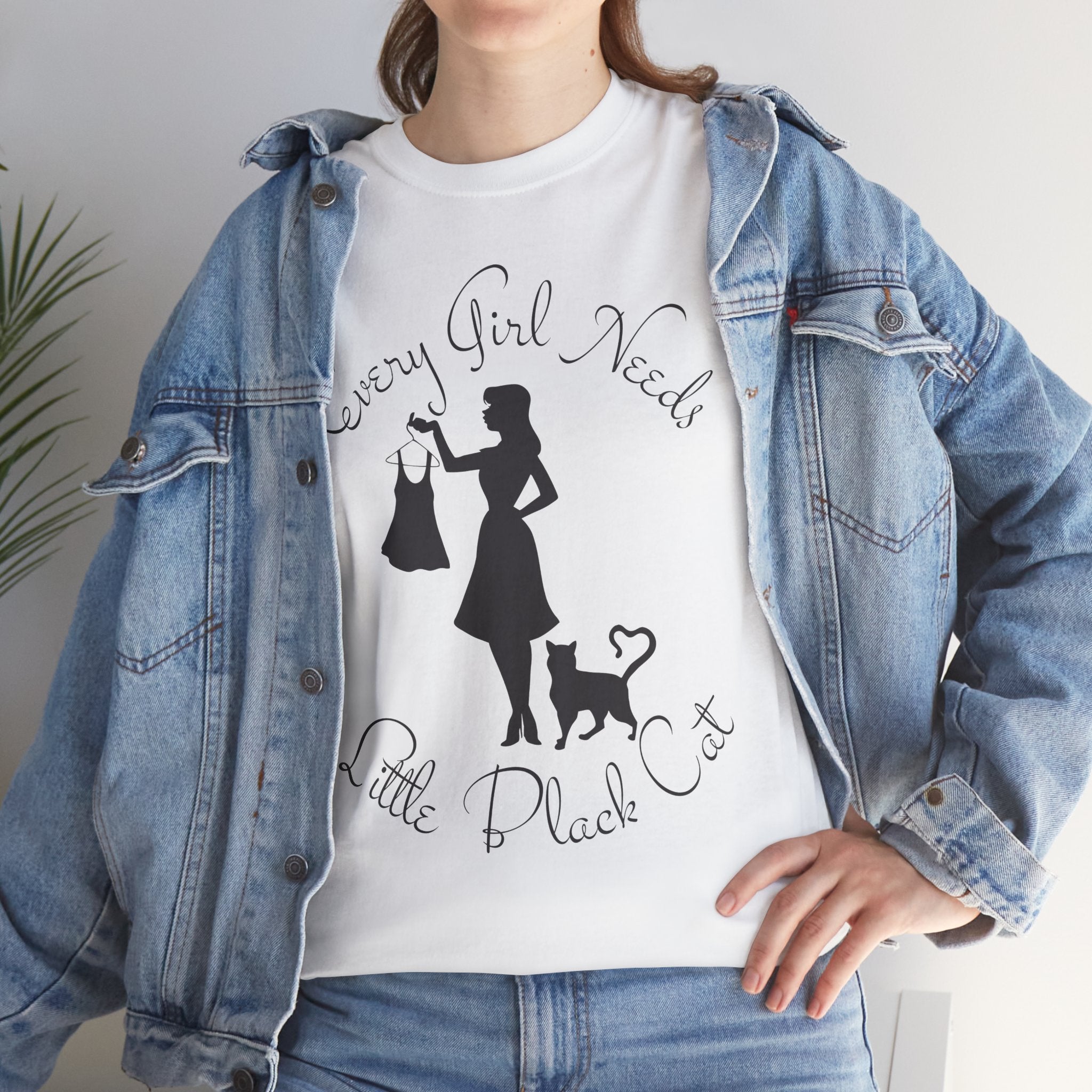 Every Girl Needs a Little Black Cat Tee