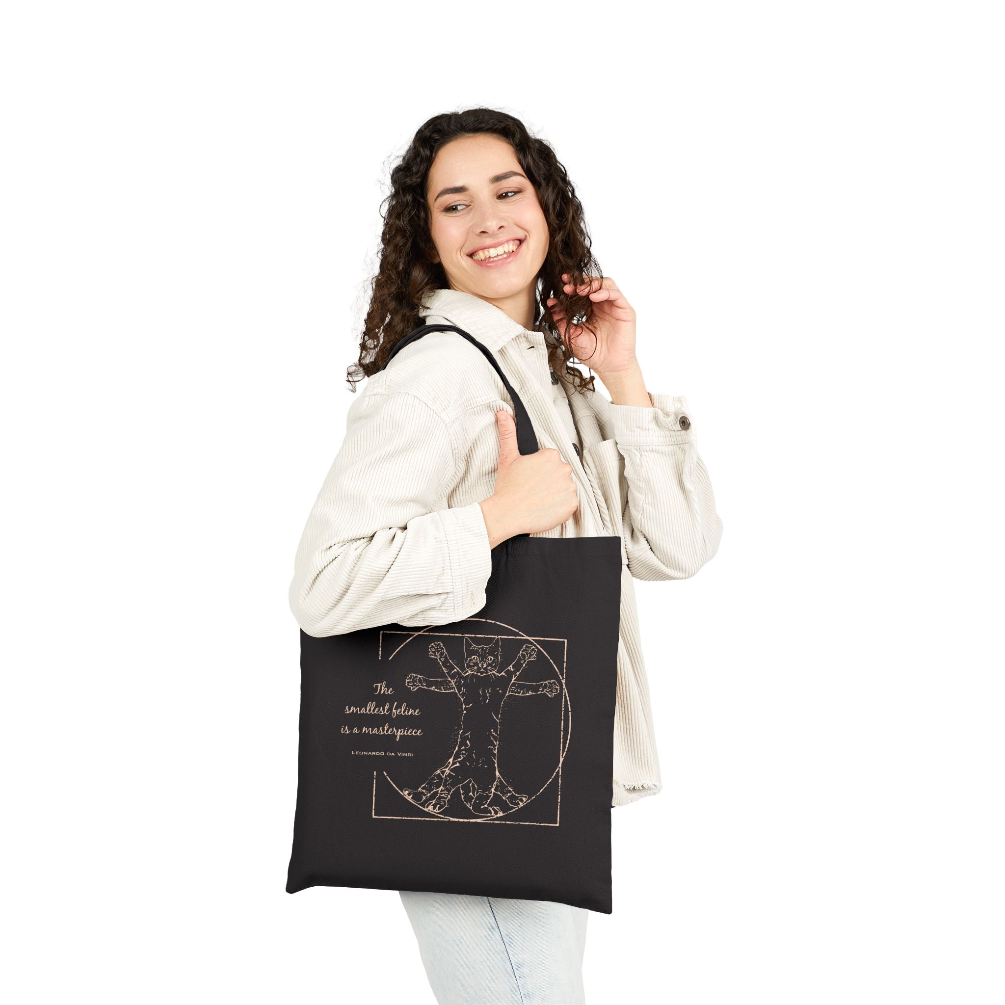 The Smallest Feline is a Masterpiece Tote Bag