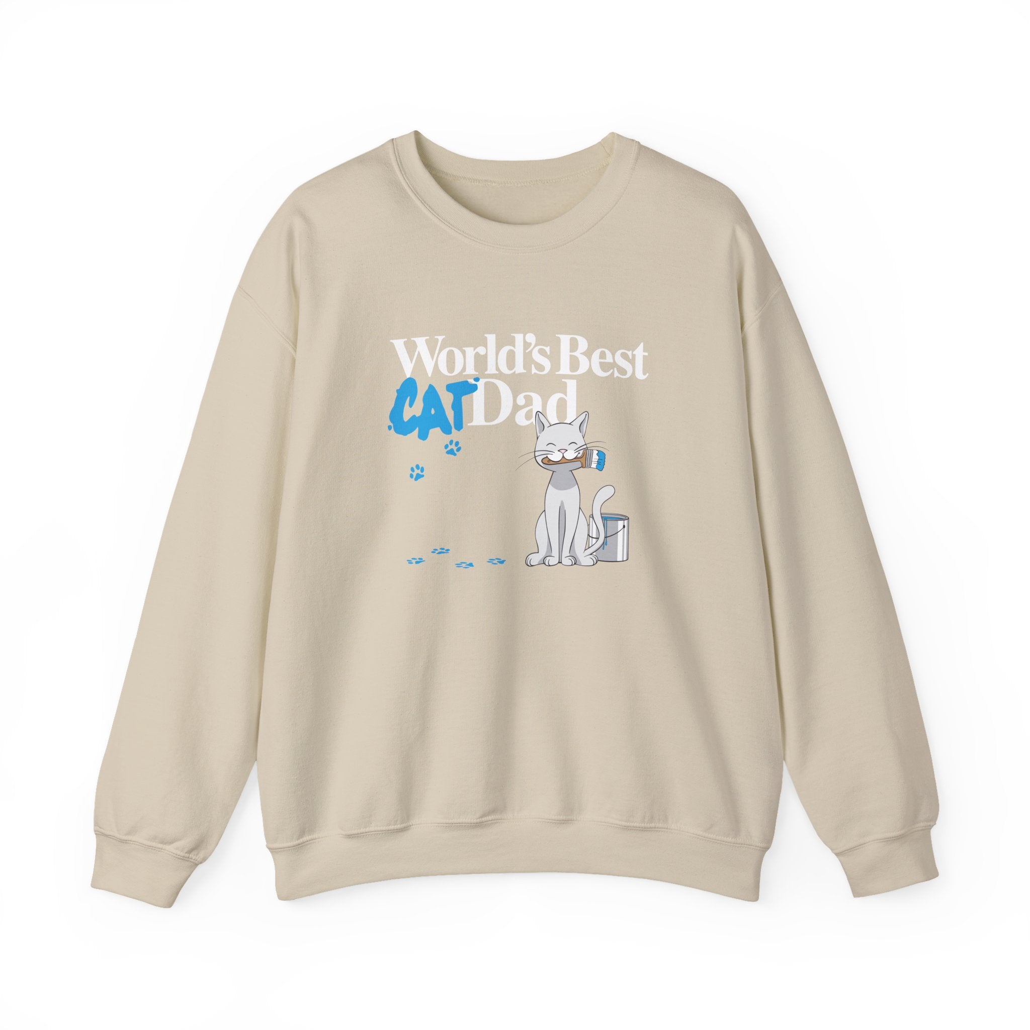 World's Best Cat Dad Crewneck Sweatshirt