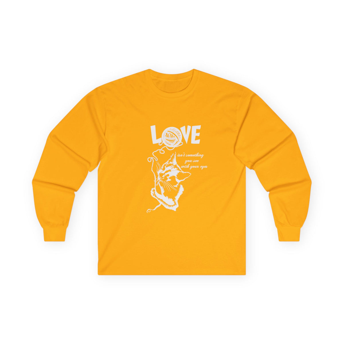Love Long Sleeve Tee, White