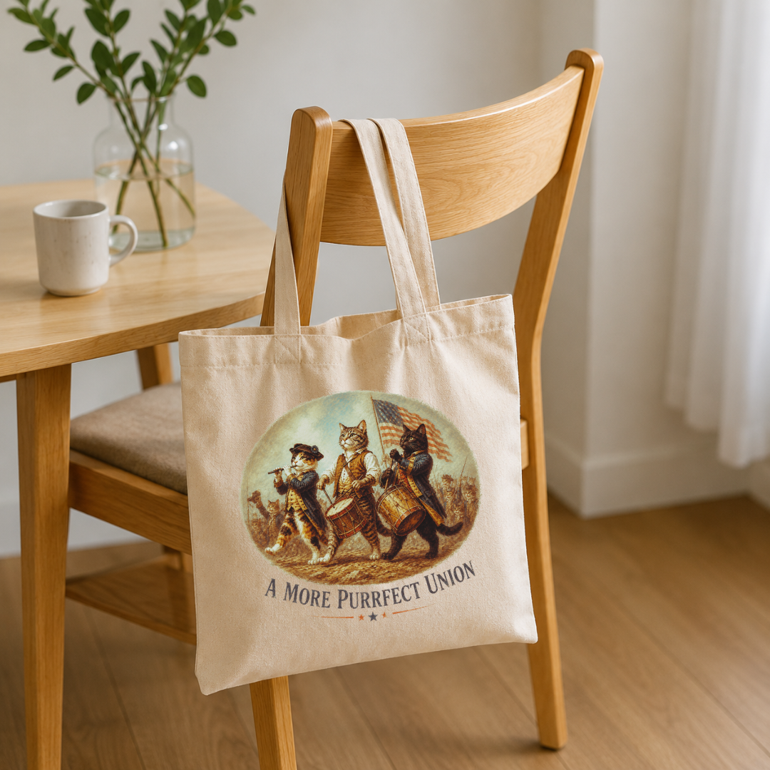 A More Purrfect Union Tote Bag