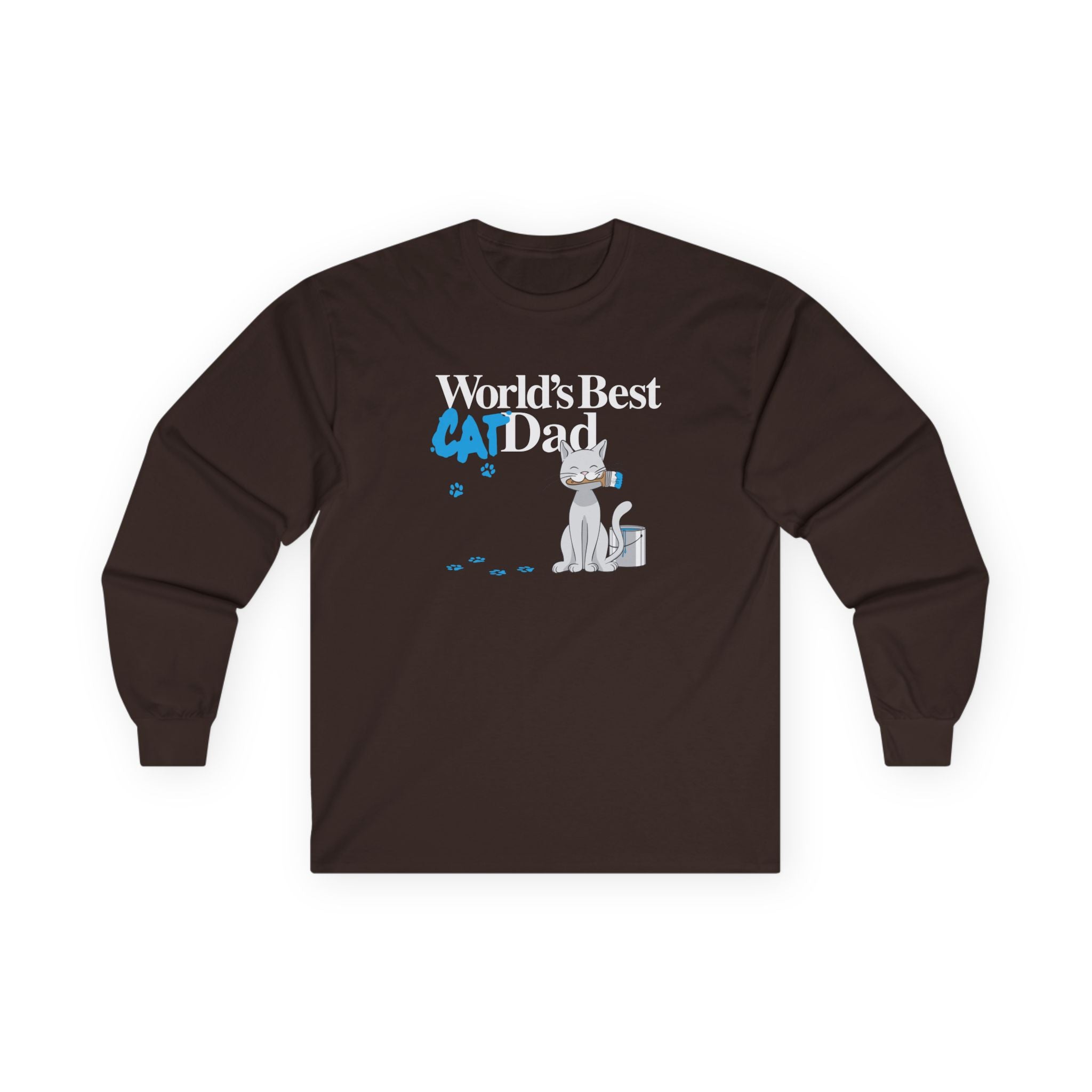 World's Best Cat Dad Long Sleeve Tee
