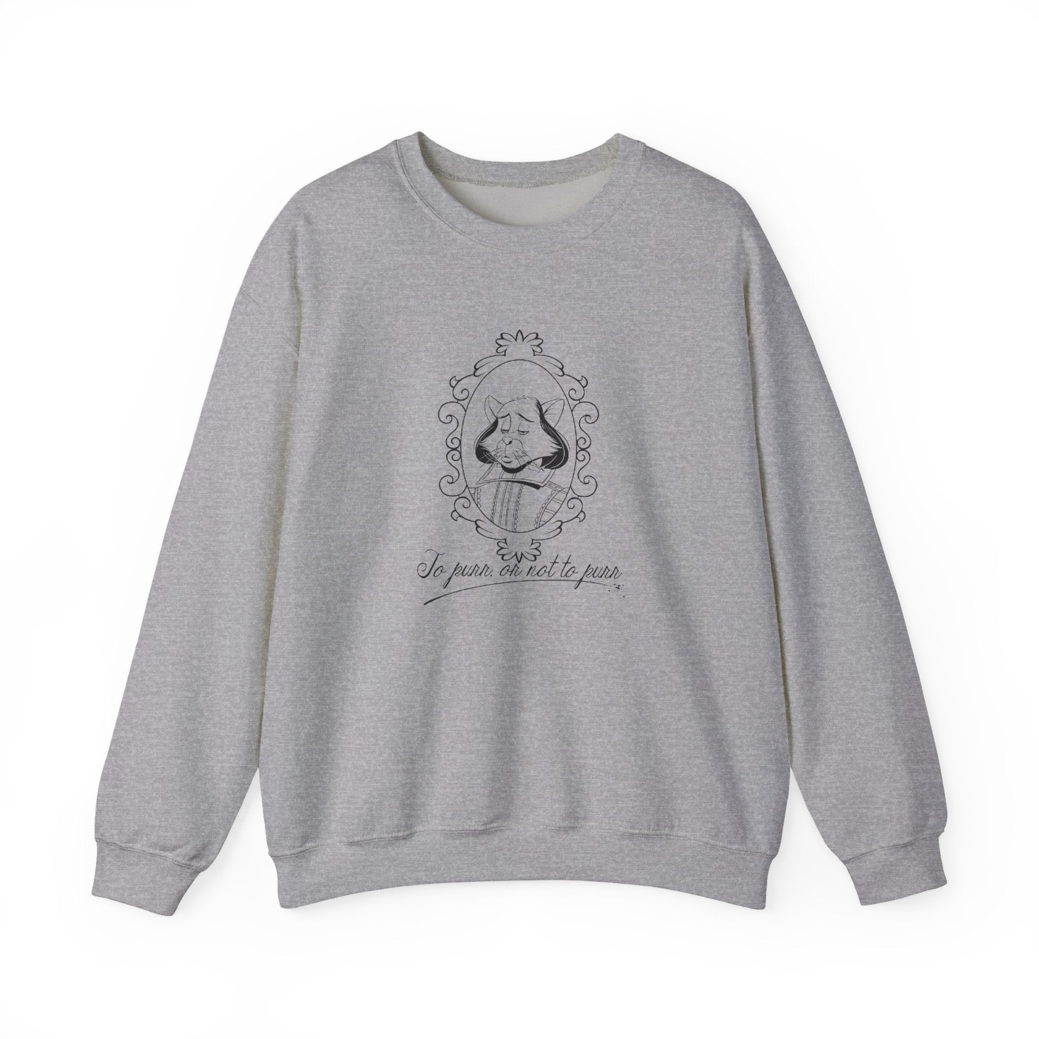 Catspeare Crewneck Sweatshirt, Black