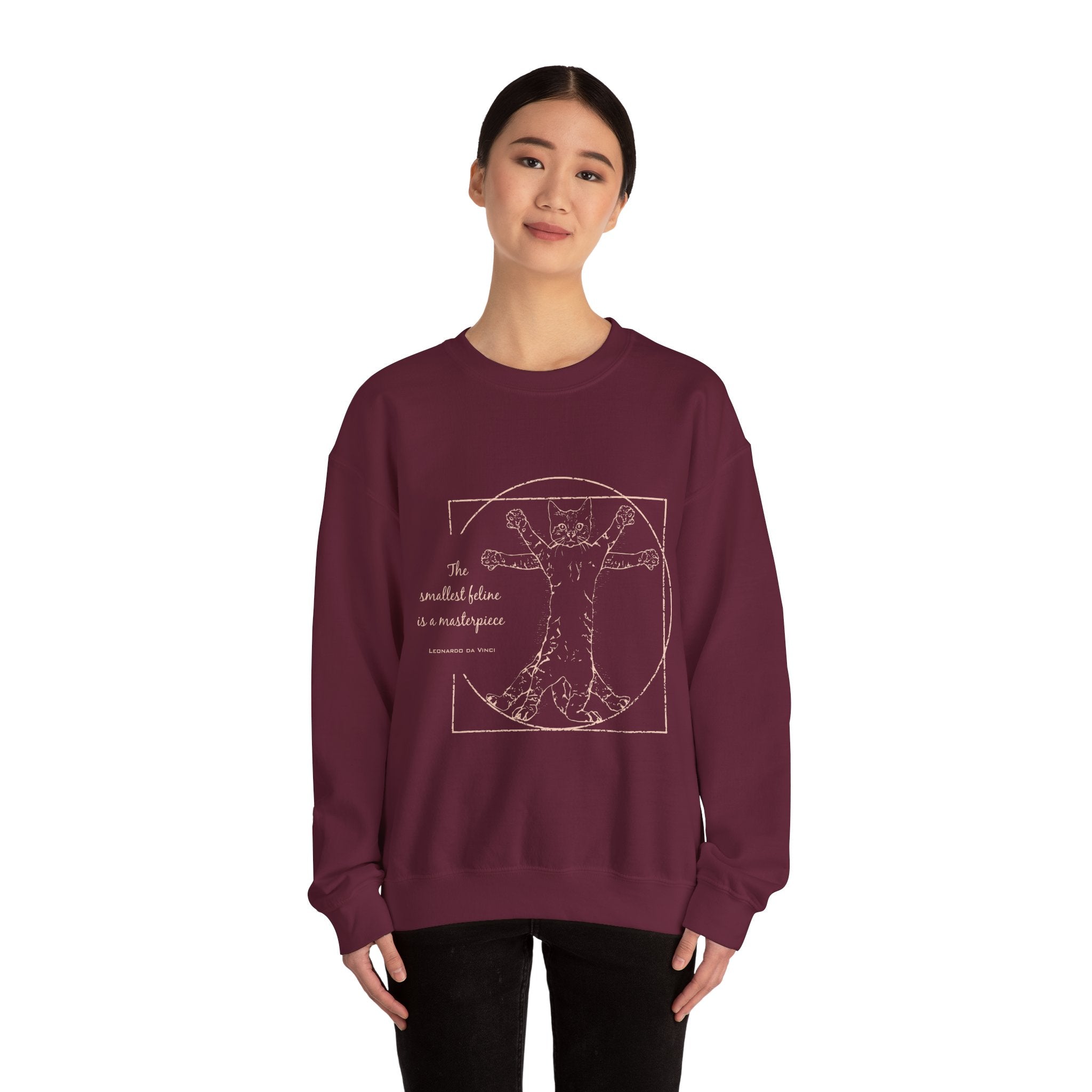 The Smallest Feline is a Masterpiece Crewneck Sweatshirt