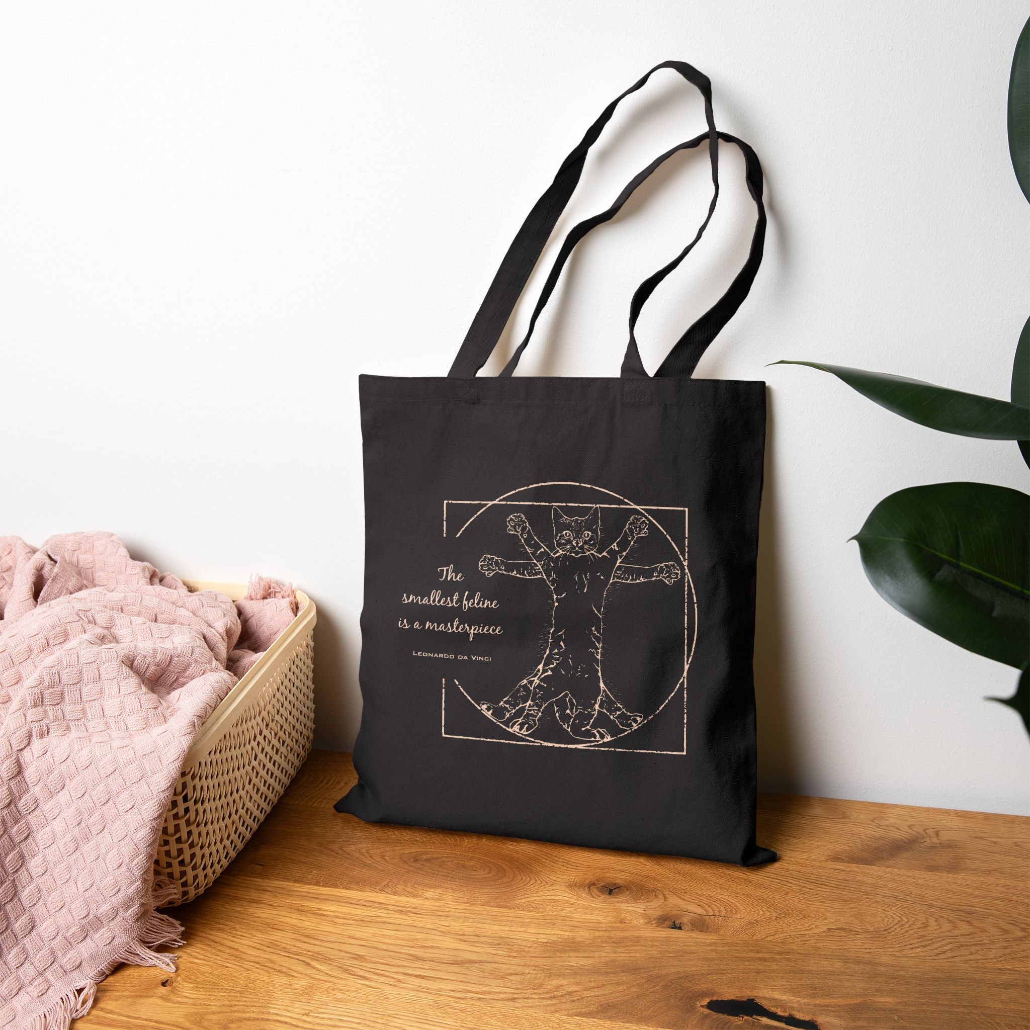 The Smallest Feline is a Masterpiece Tote Bag