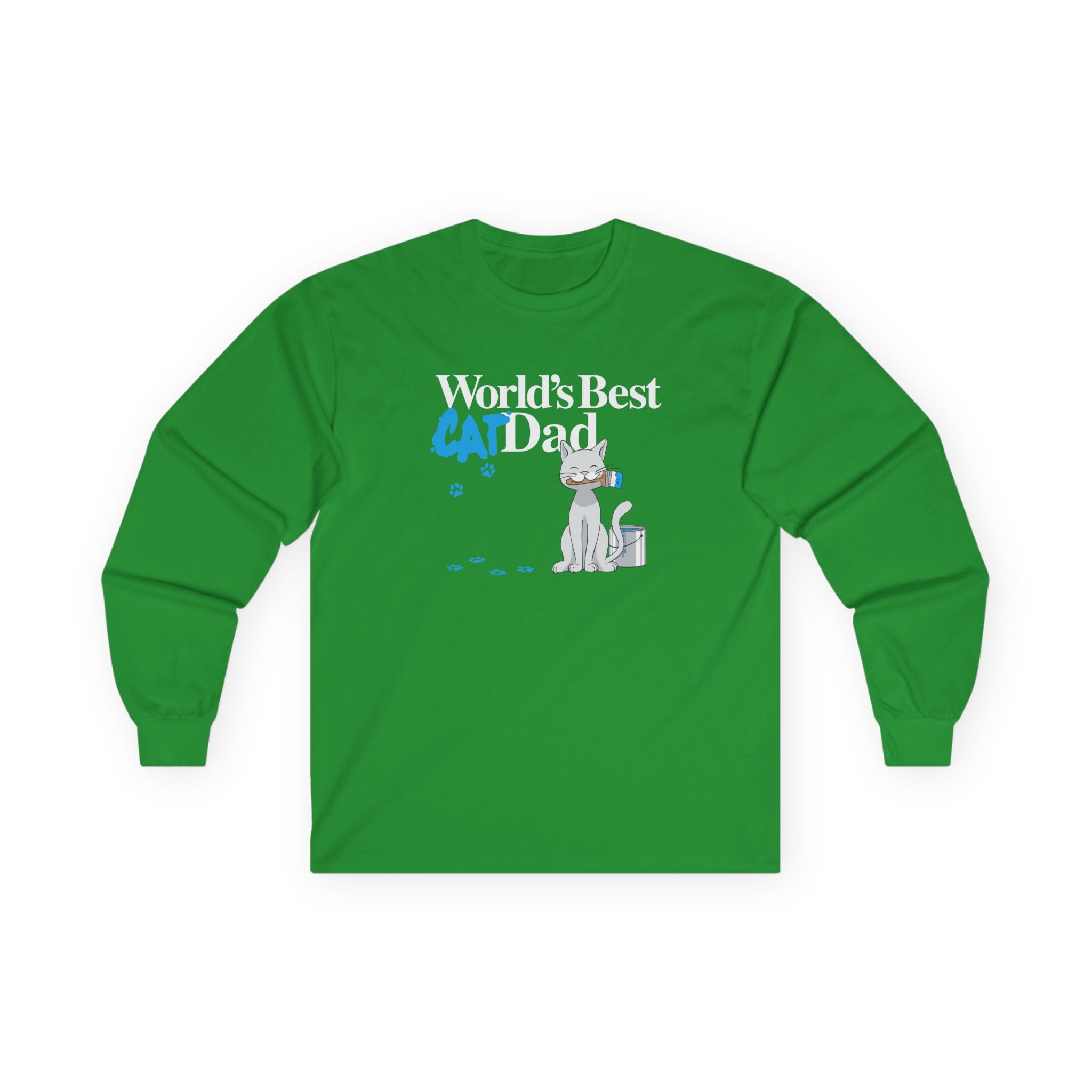 World's Best Cat Dad Long Sleeve Tee