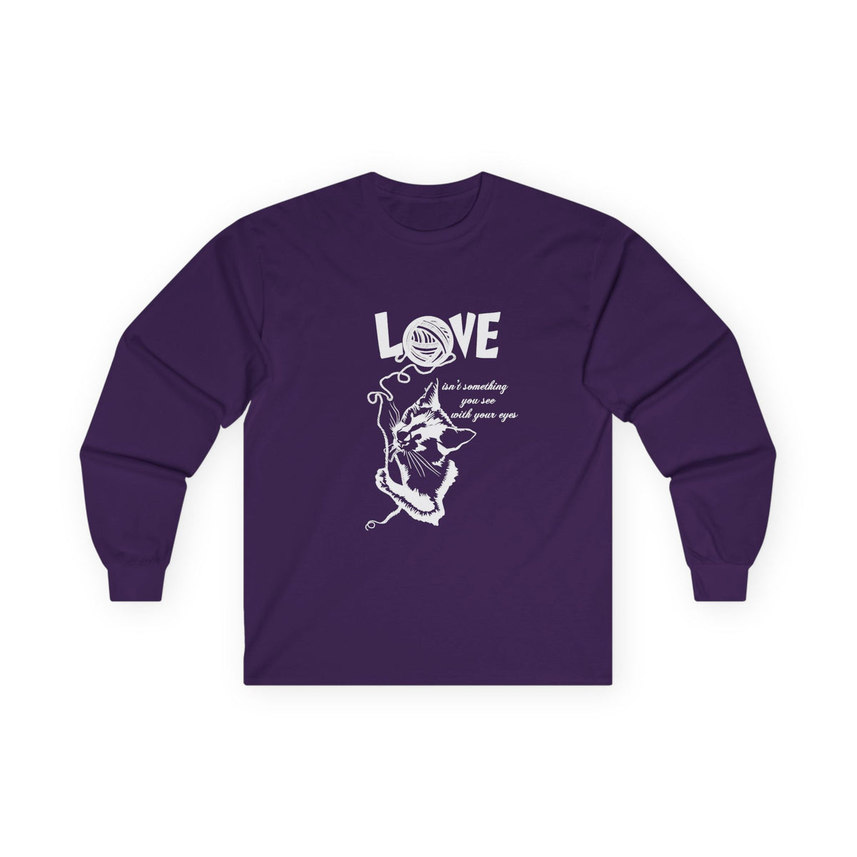 Love Long Sleeve Tee, White