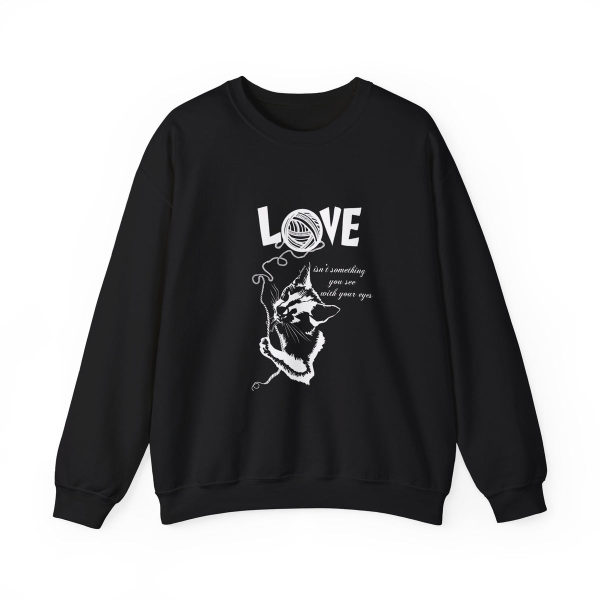 Love Crewneck Sweatshirt, White