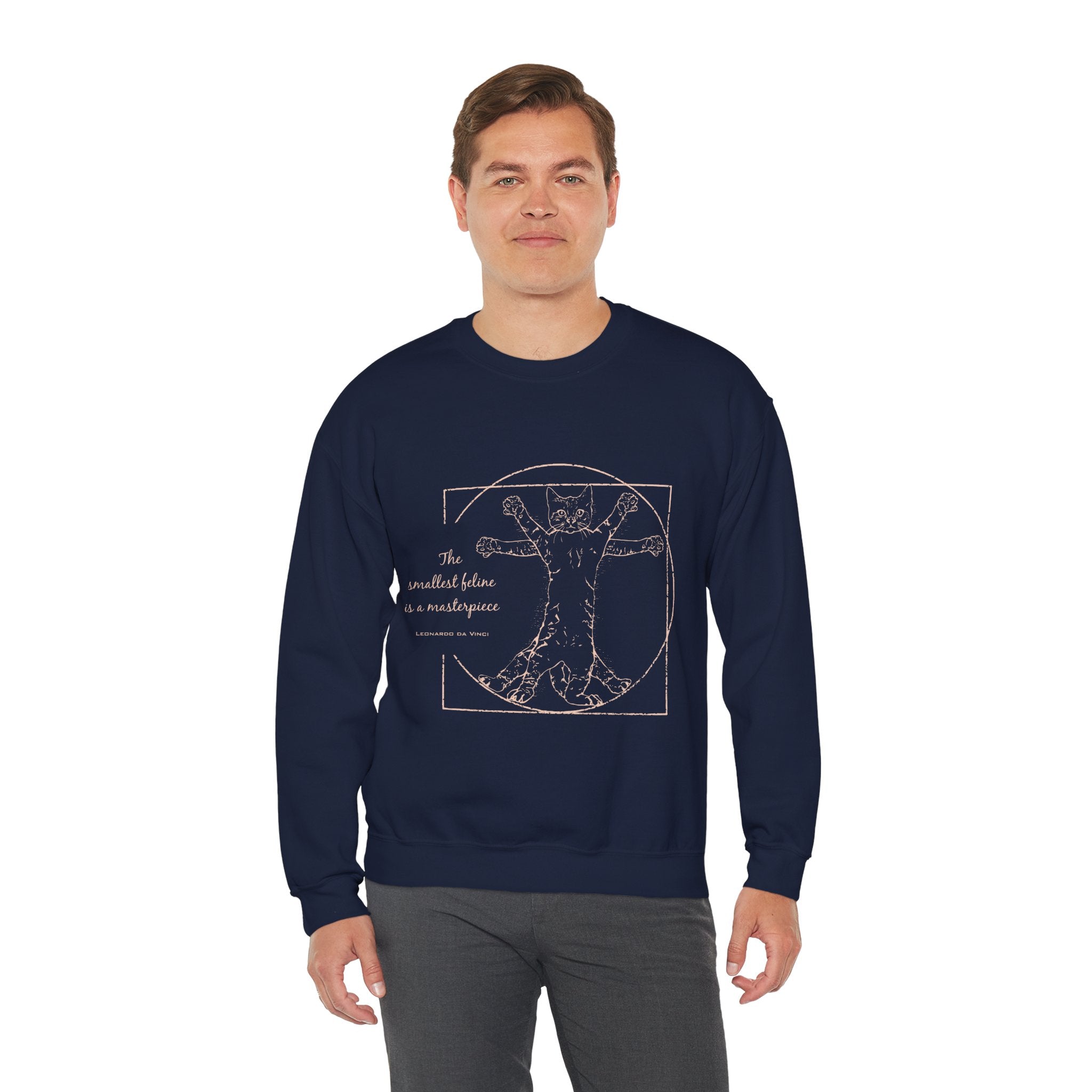 The Smallest Feline is a Masterpiece Crewneck Sweatshirt