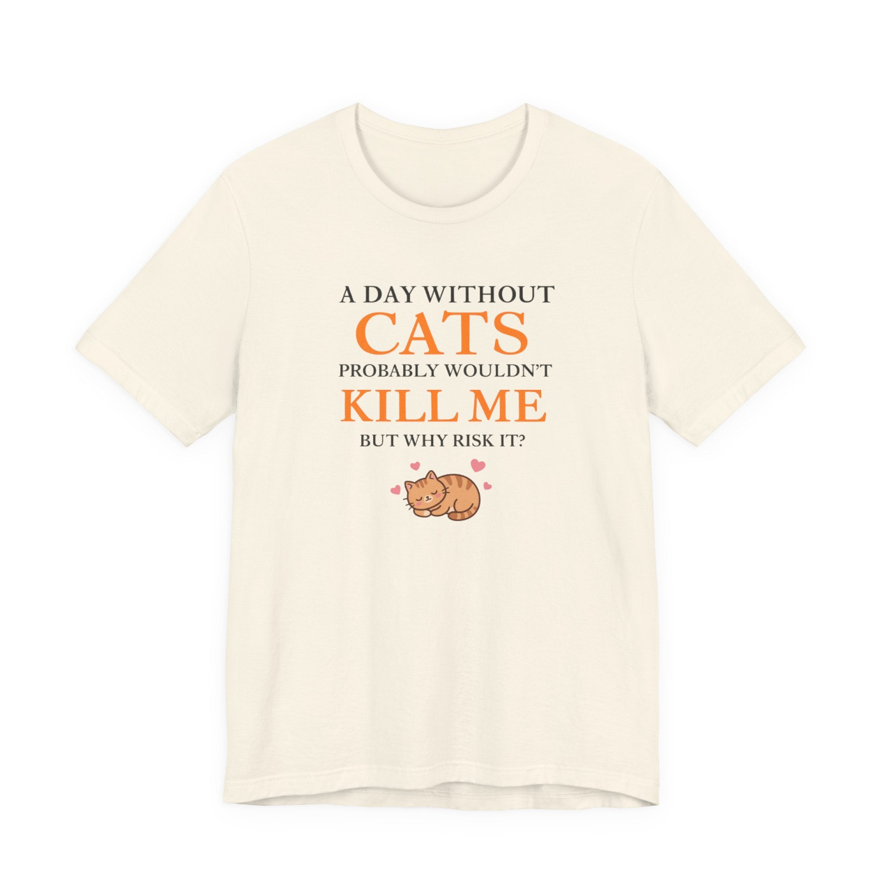 A Day Without Cats and PAWSOME! Tee and Paperback Bundle