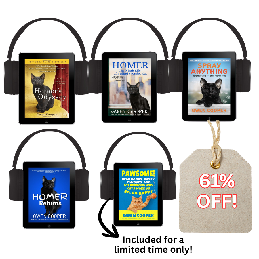 The COMPLETE Cat Lover's Audio Bundle (Homer Books #1 thru #4 plus PAWSOME!)