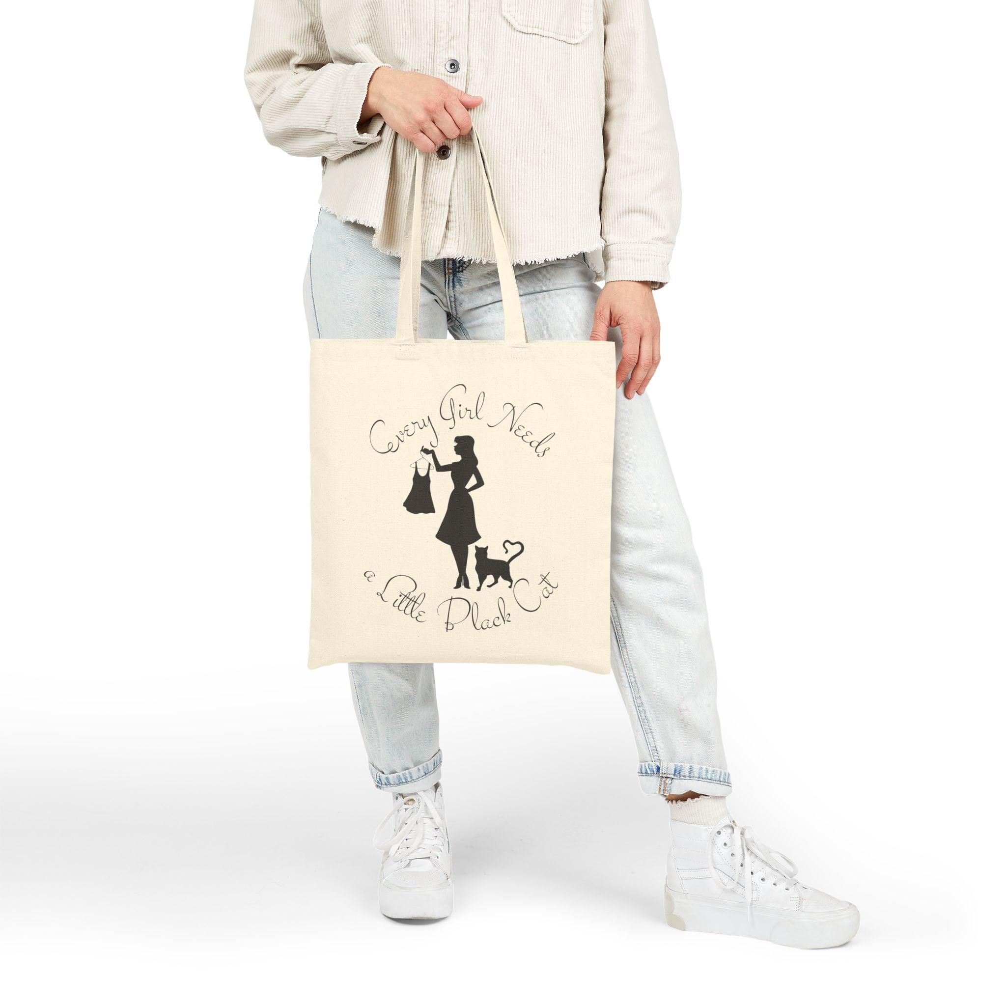Every Girl Needs a Little Black Cat  Tote Bag
