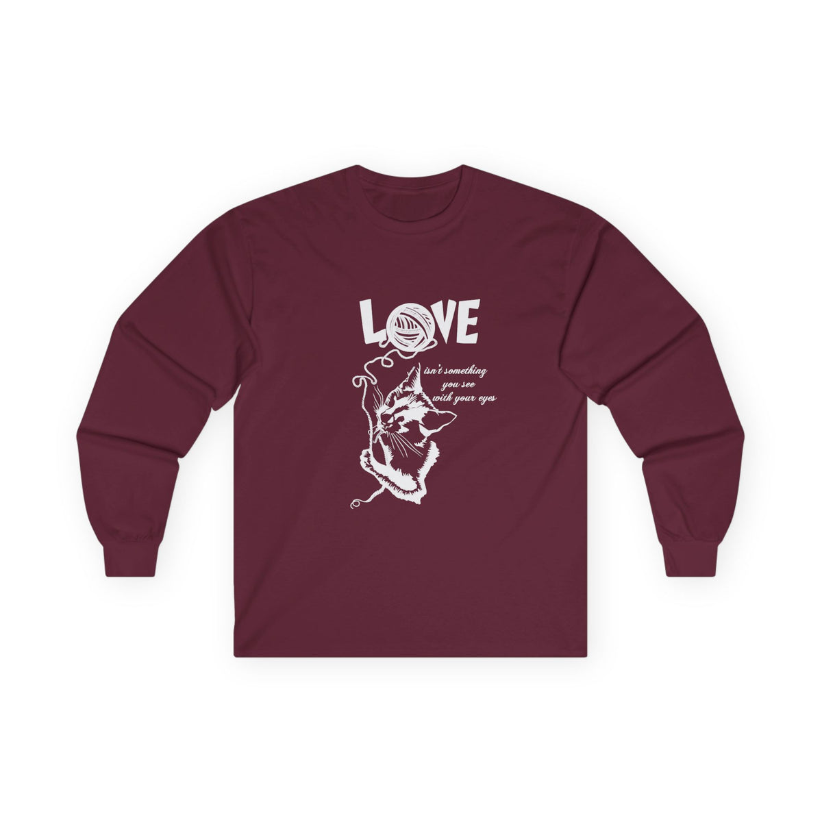 Love Long Sleeve Tee, White