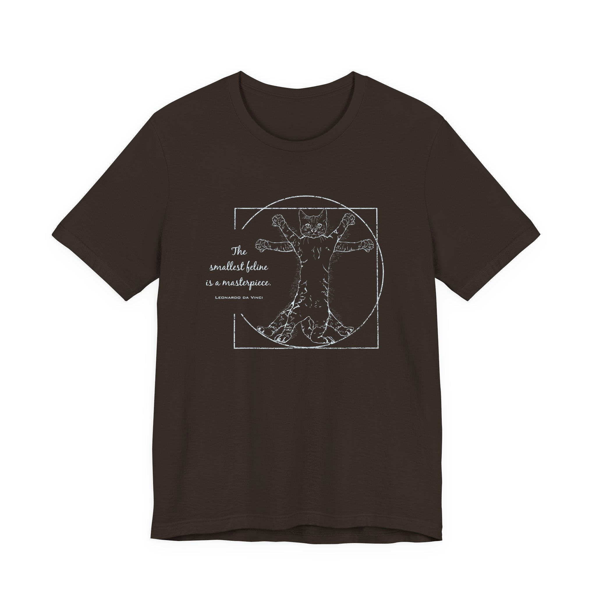 BLUE "The Smallest Feline is a Masterpiece" Short Sleeve Tee