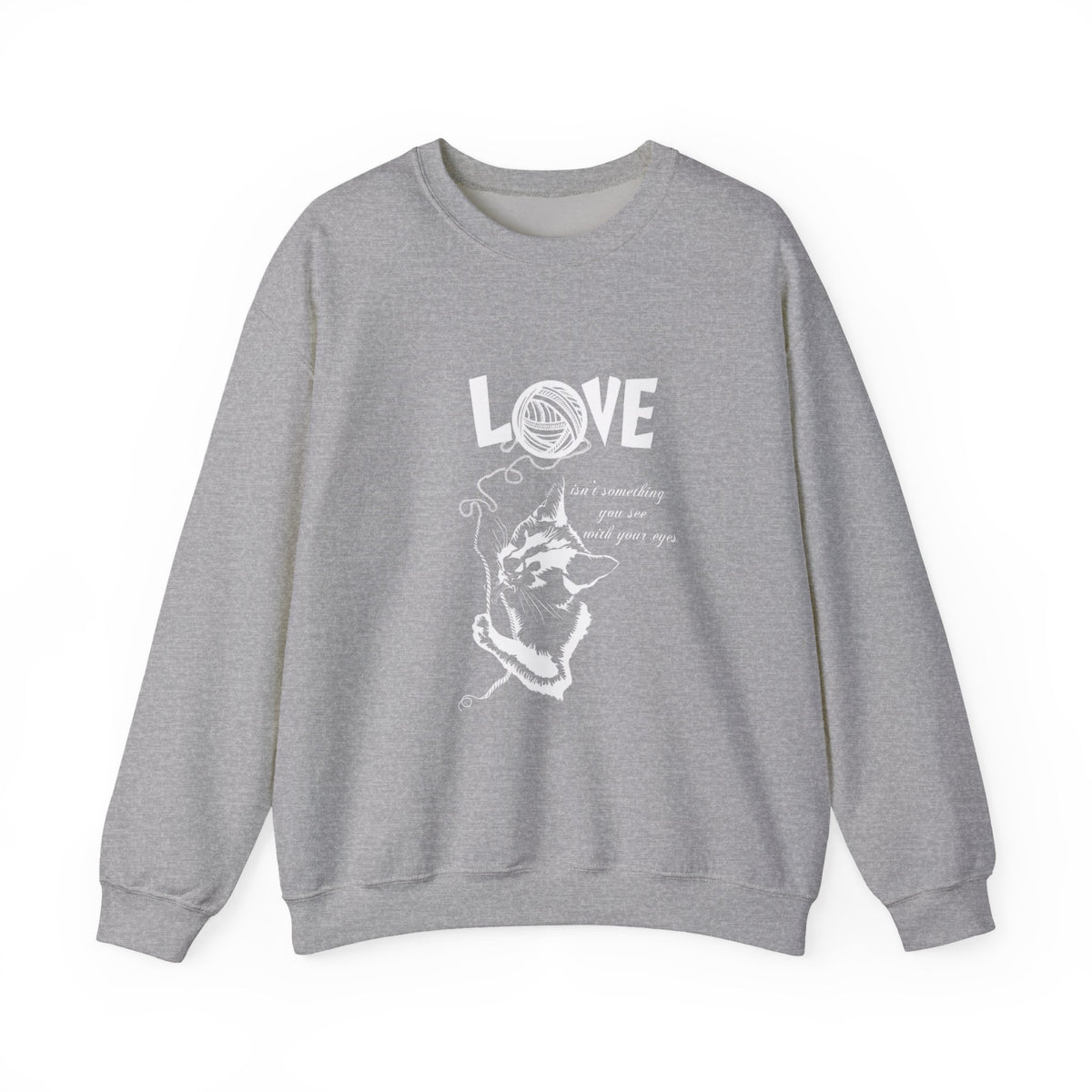 Love Crewneck Sweatshirt, White