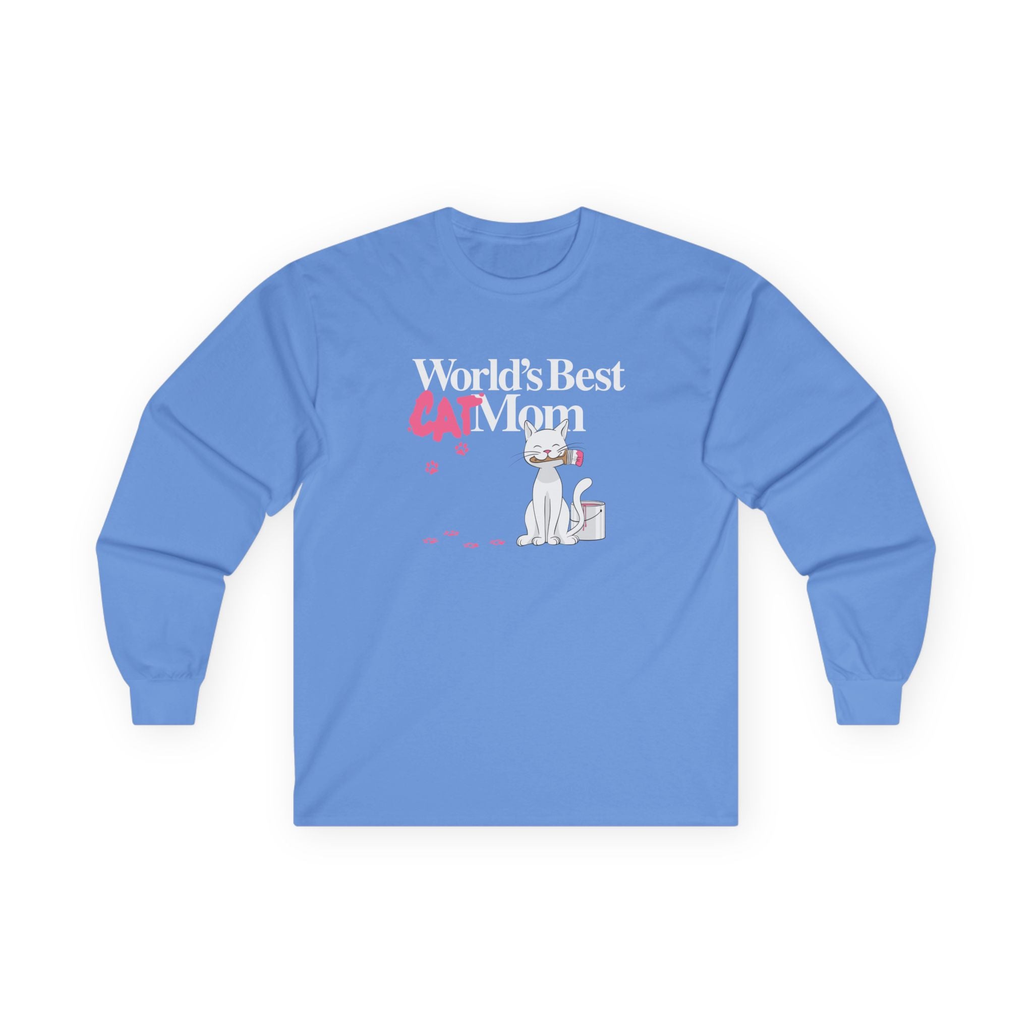 World's Best Cat Mom Long Sleeve Tee