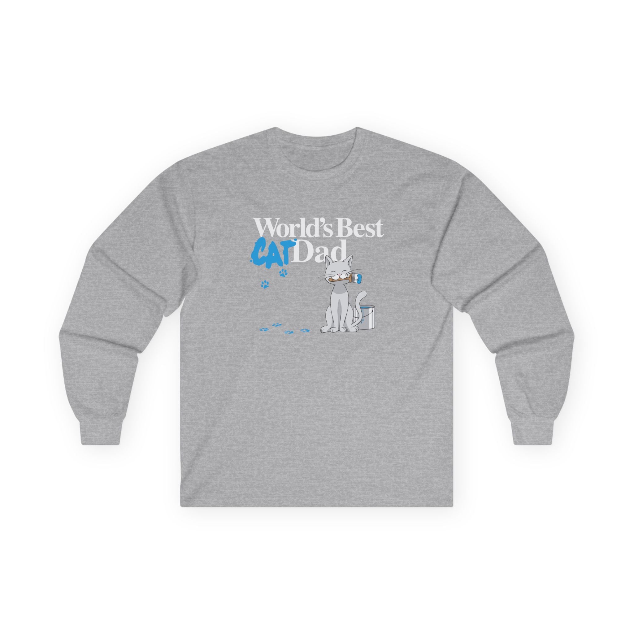 World's Best Cat Dad Long Sleeve Tee