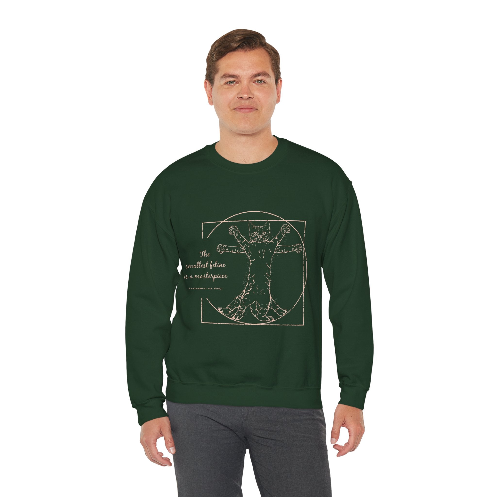 The Smallest Feline is a Masterpiece Crewneck Sweatshirt