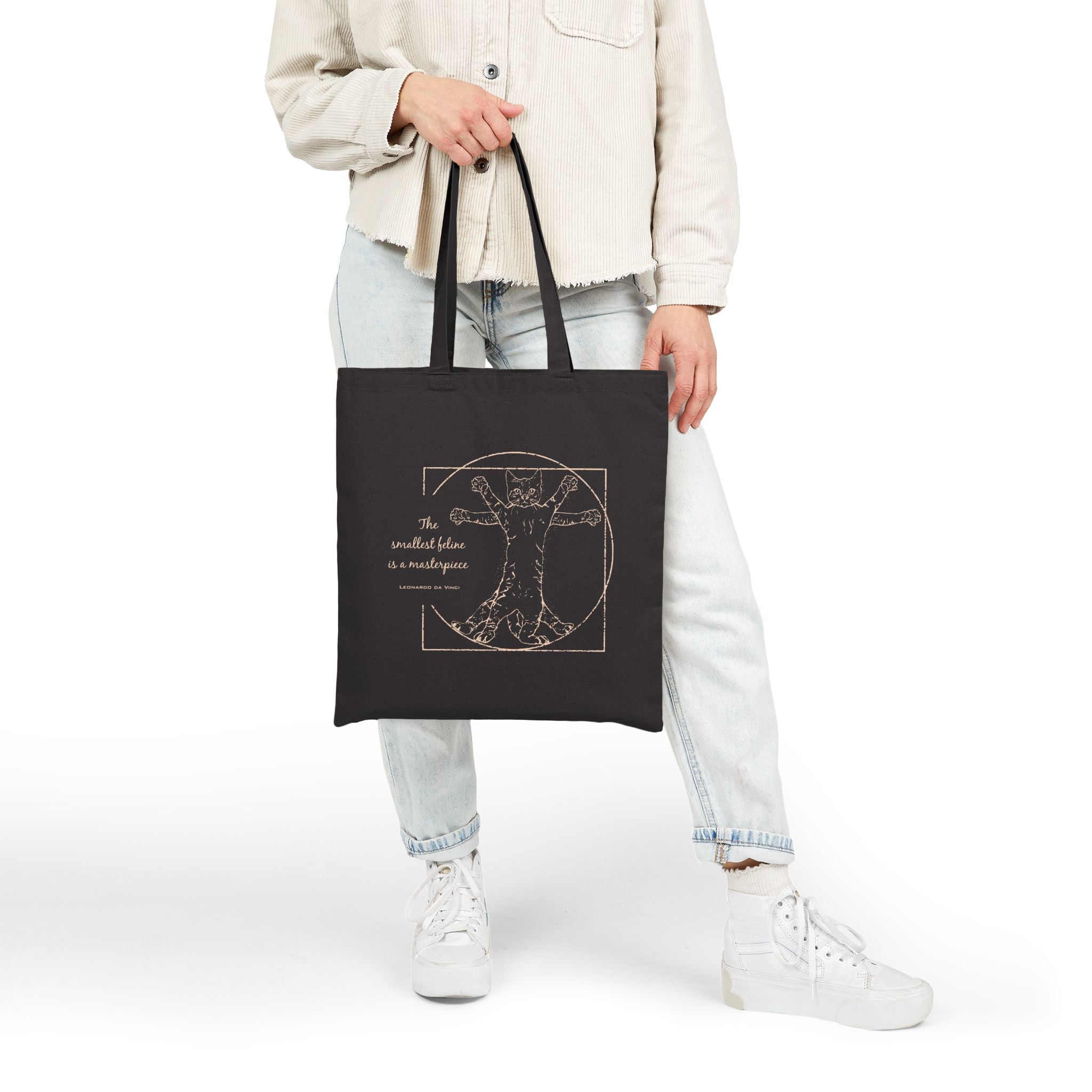The Smallest Feline is a Masterpiece Tote Bag