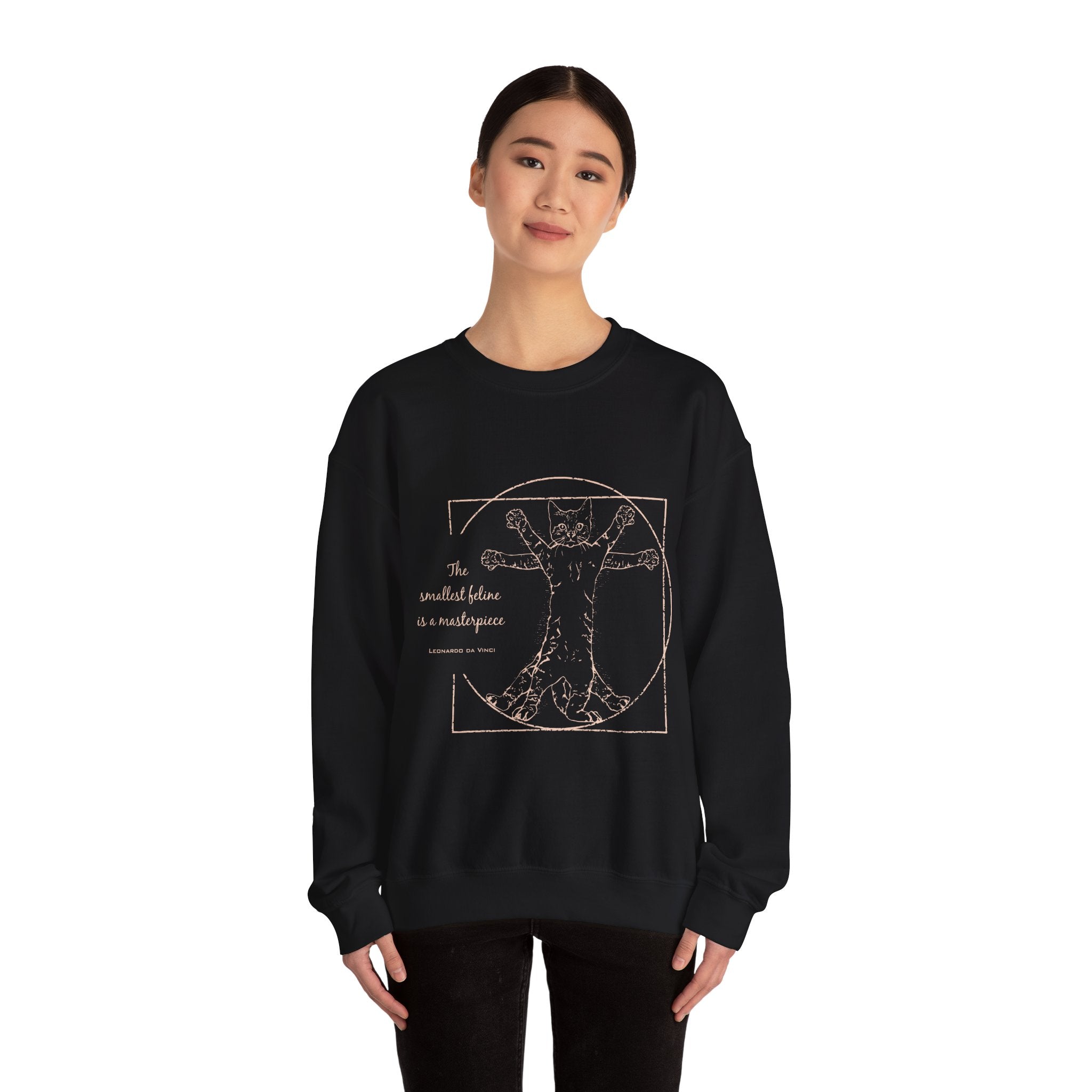 The Smallest Feline is a Masterpiece Crewneck Sweatshirt