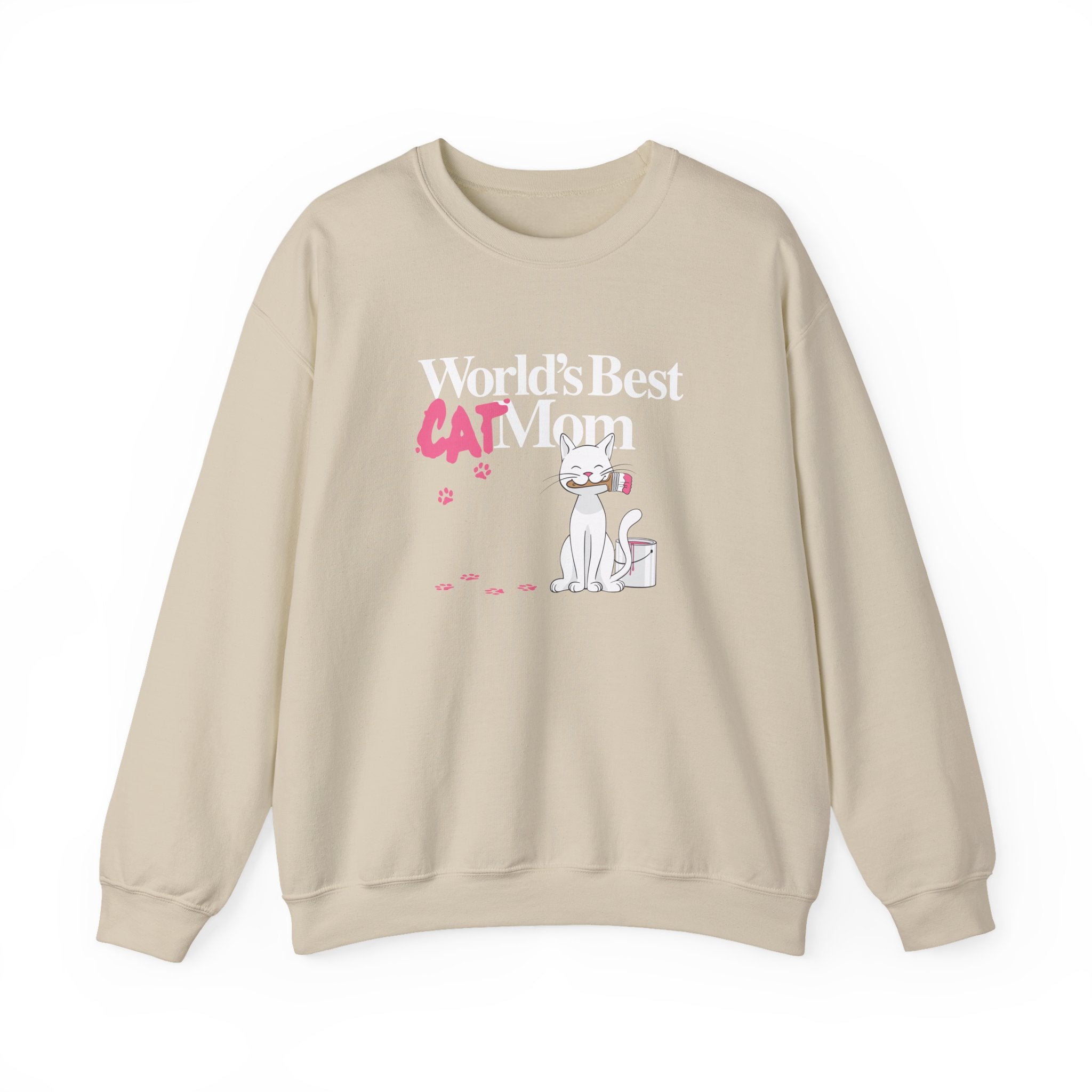 World's Best Cat Mom Crewneck Sweatshirt