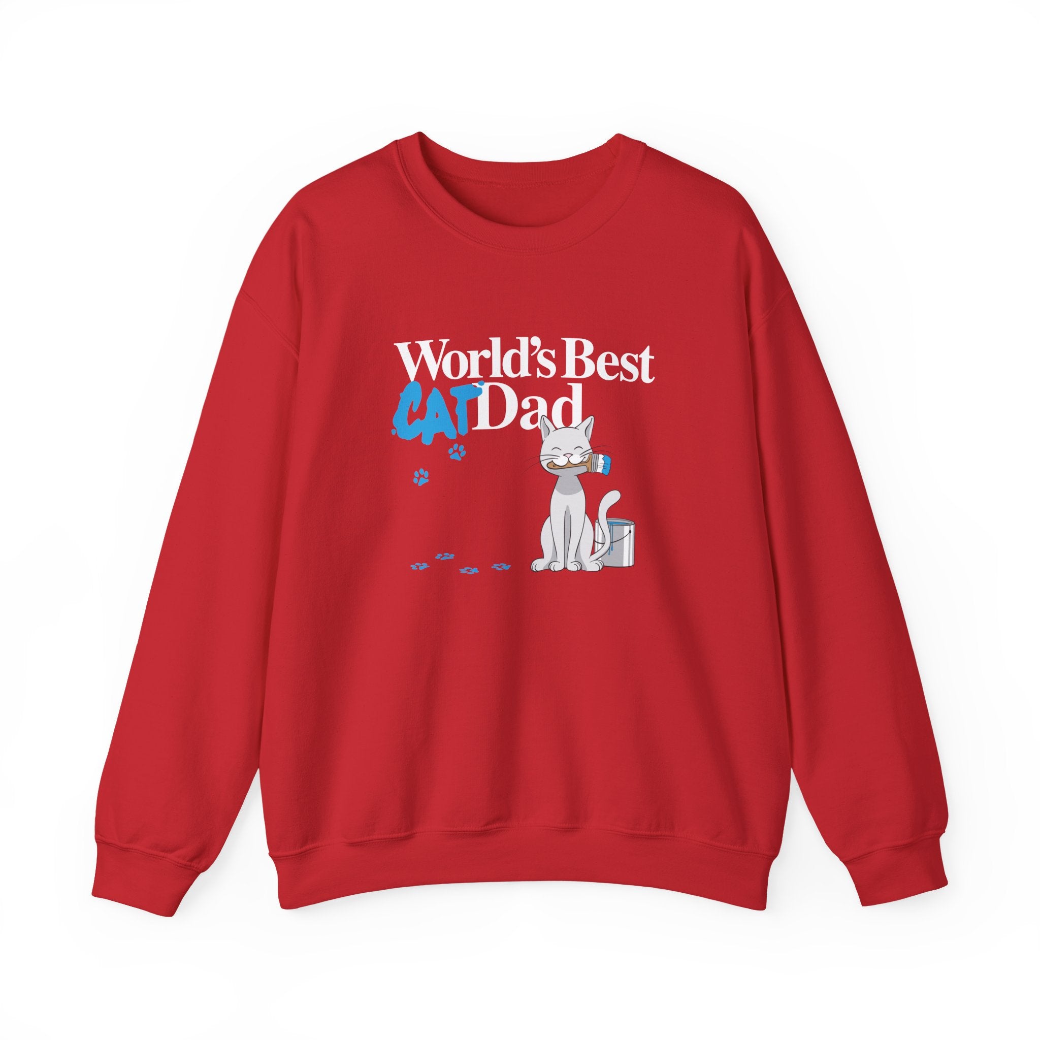 World's Best Cat Dad Crewneck Sweatshirt