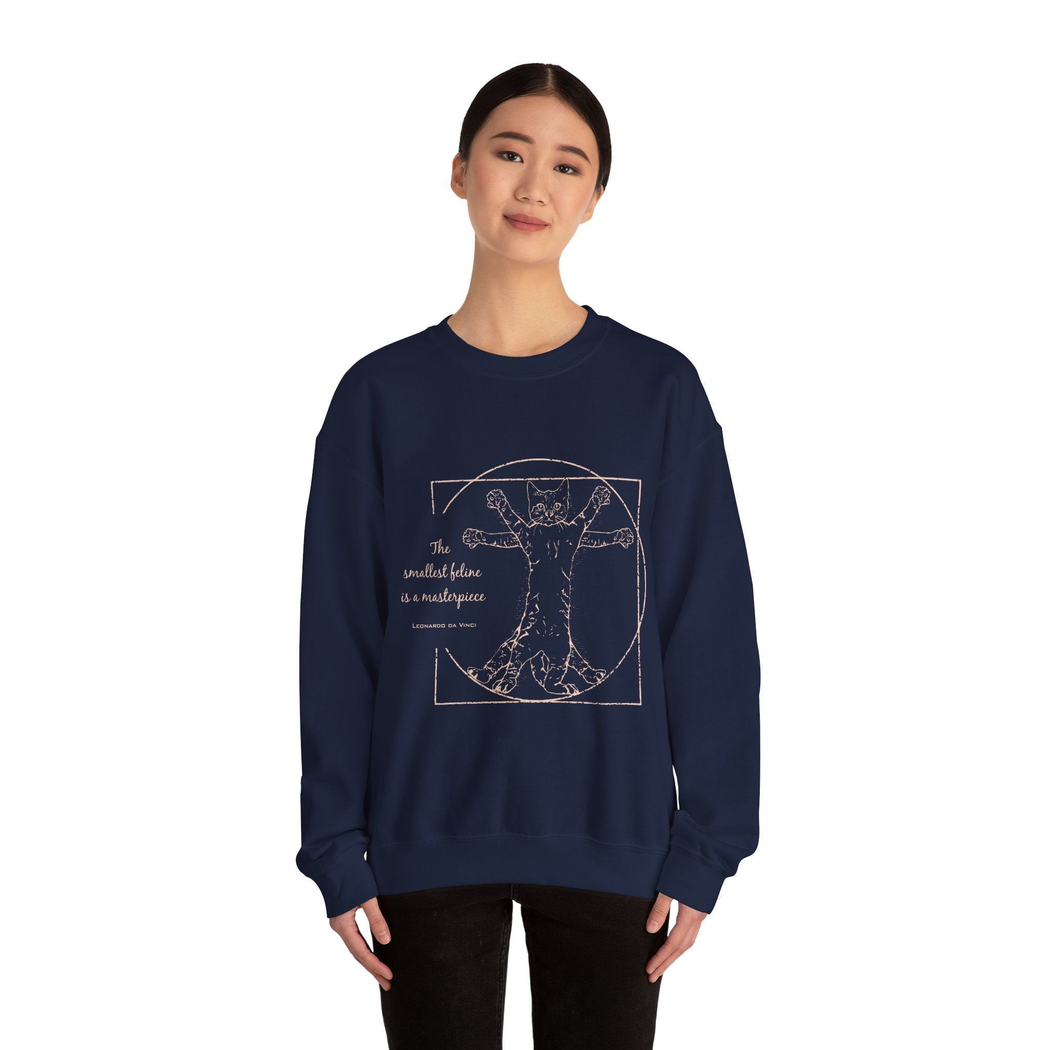 The Smallest Feline is a Masterpiece Crewneck Sweatshirt