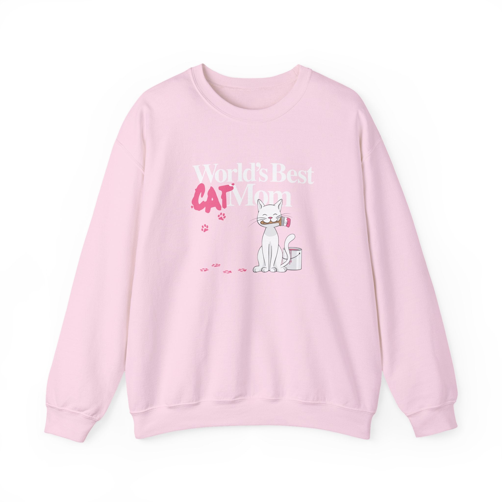 World's Best Cat Mom Crewneck Sweatshirt