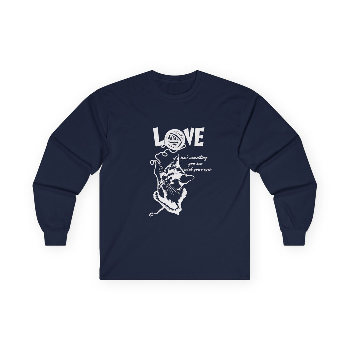 Love Long Sleeve Tee, White
