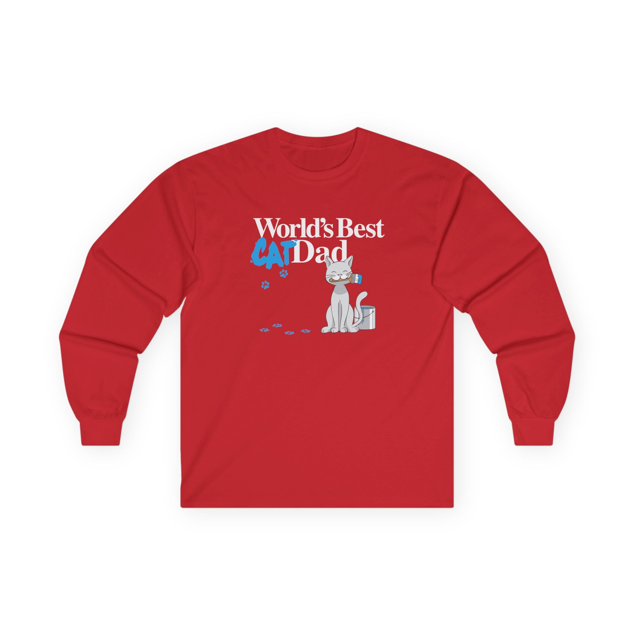 World's Best Cat Dad Long Sleeve Tee