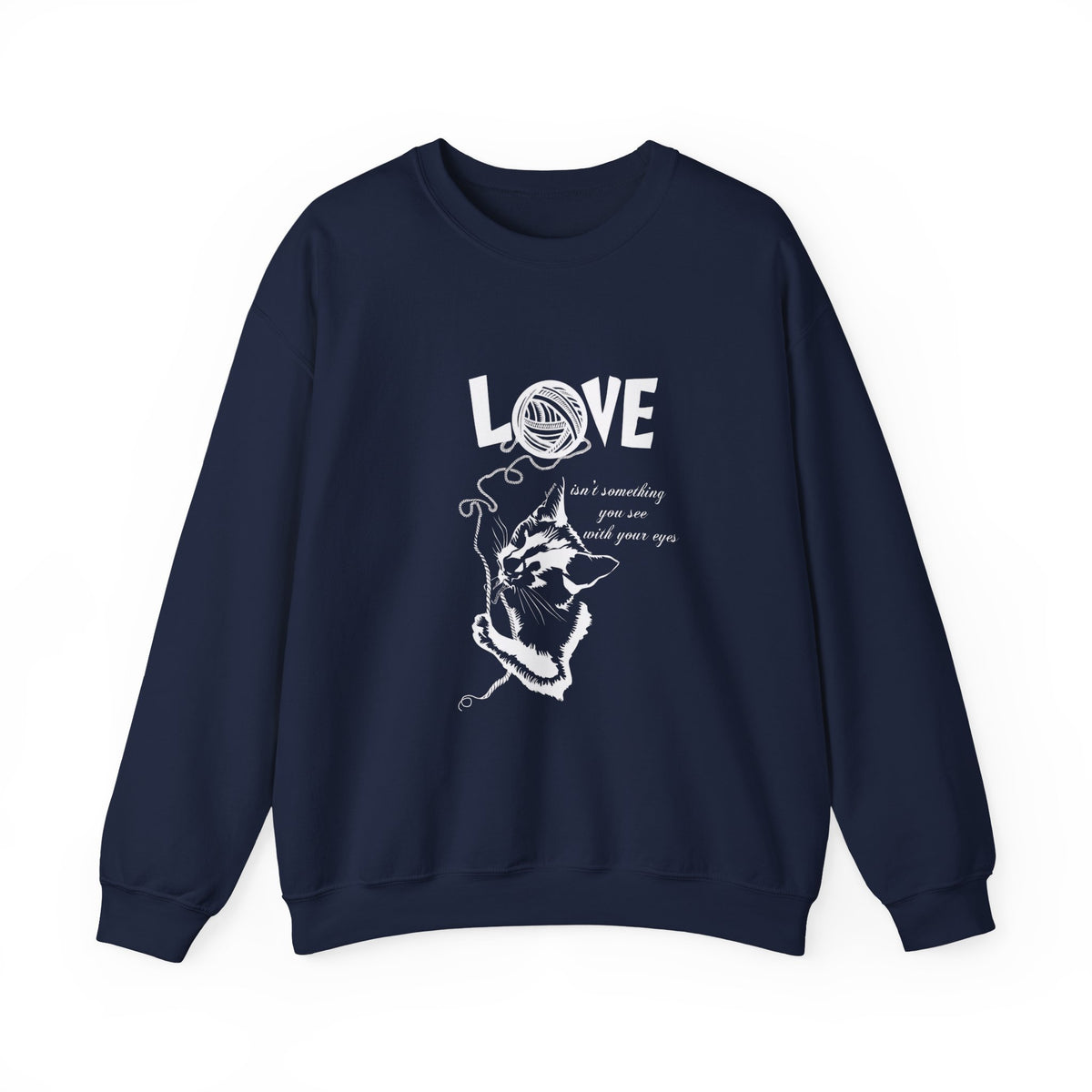 Love Crewneck Sweatshirt, White