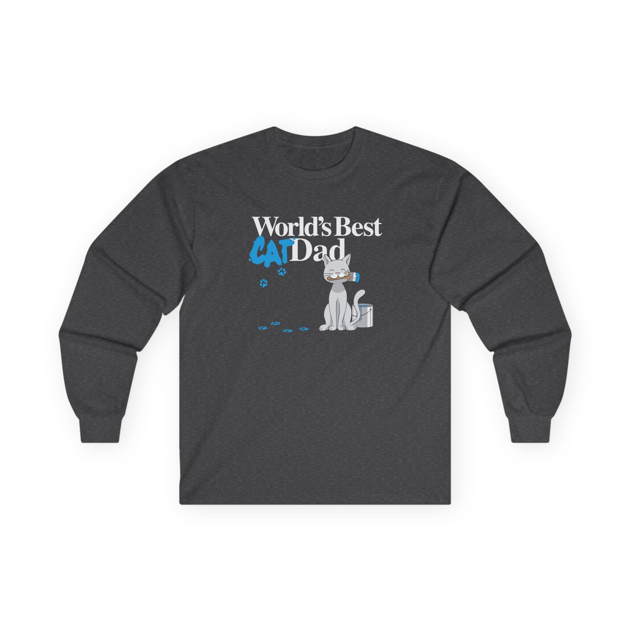 World's Best Cat Dad Long Sleeve Tee