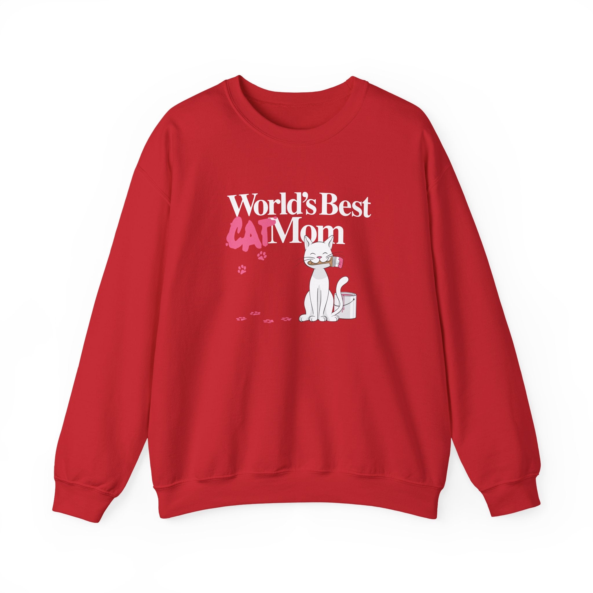 World's Best Cat Mom Crewneck Sweatshirt