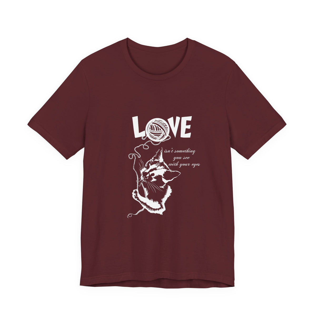Love Short Sleeve Tee, White