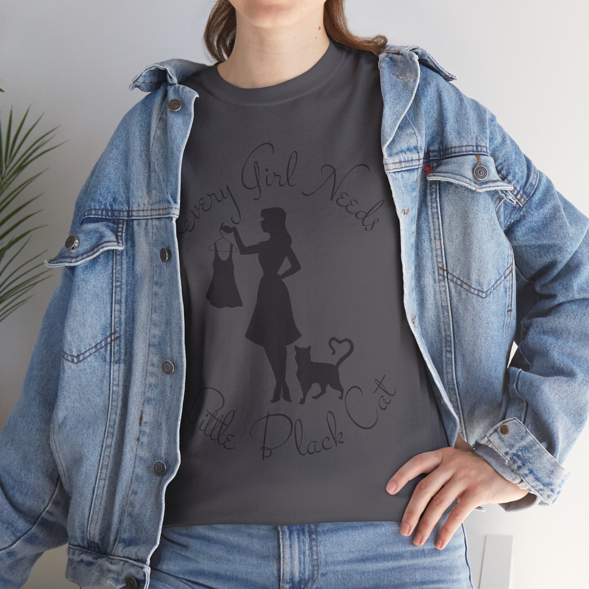 Every Girl Needs a Little Black Cat Tee