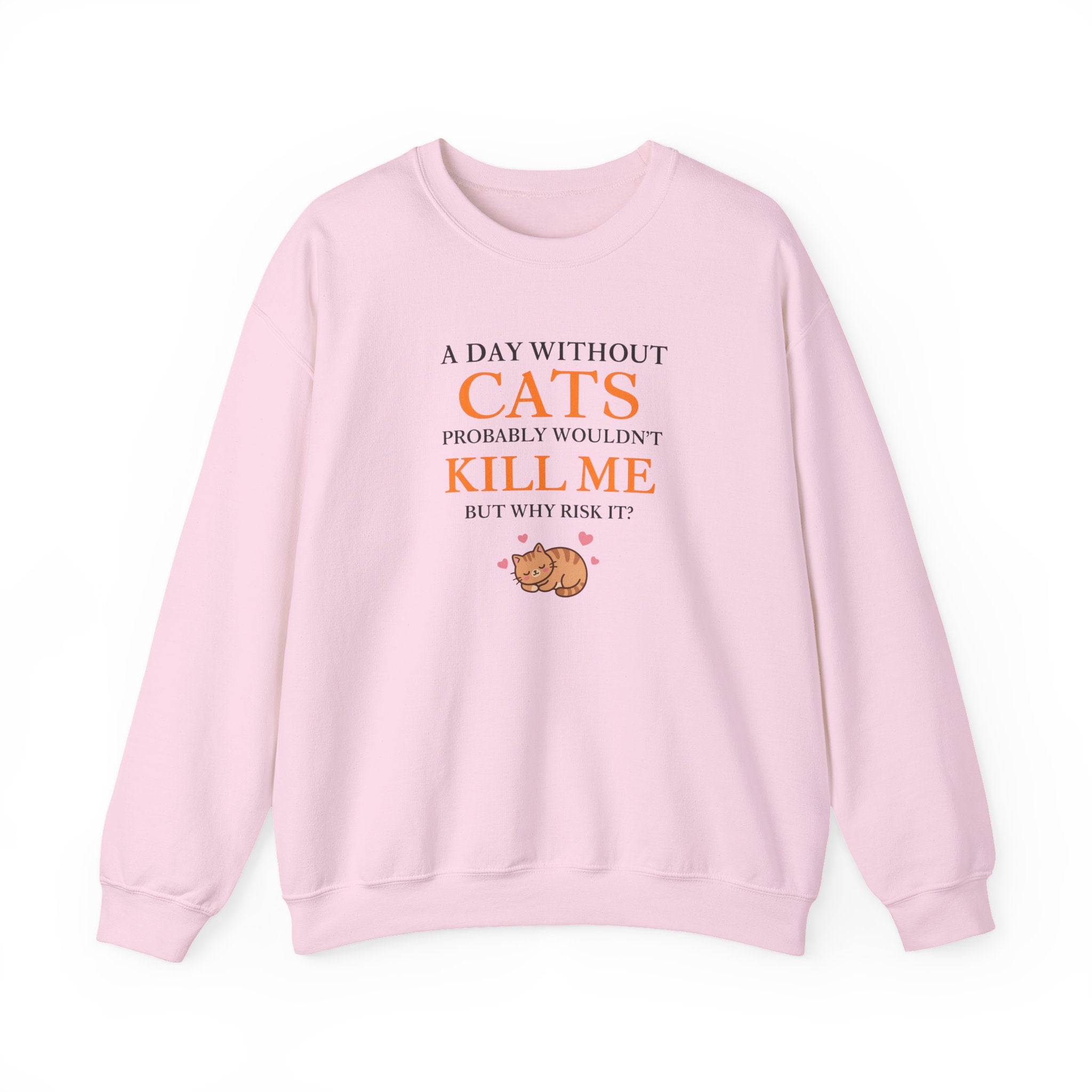 A Day Without Cats Crewneck Sweatshirt