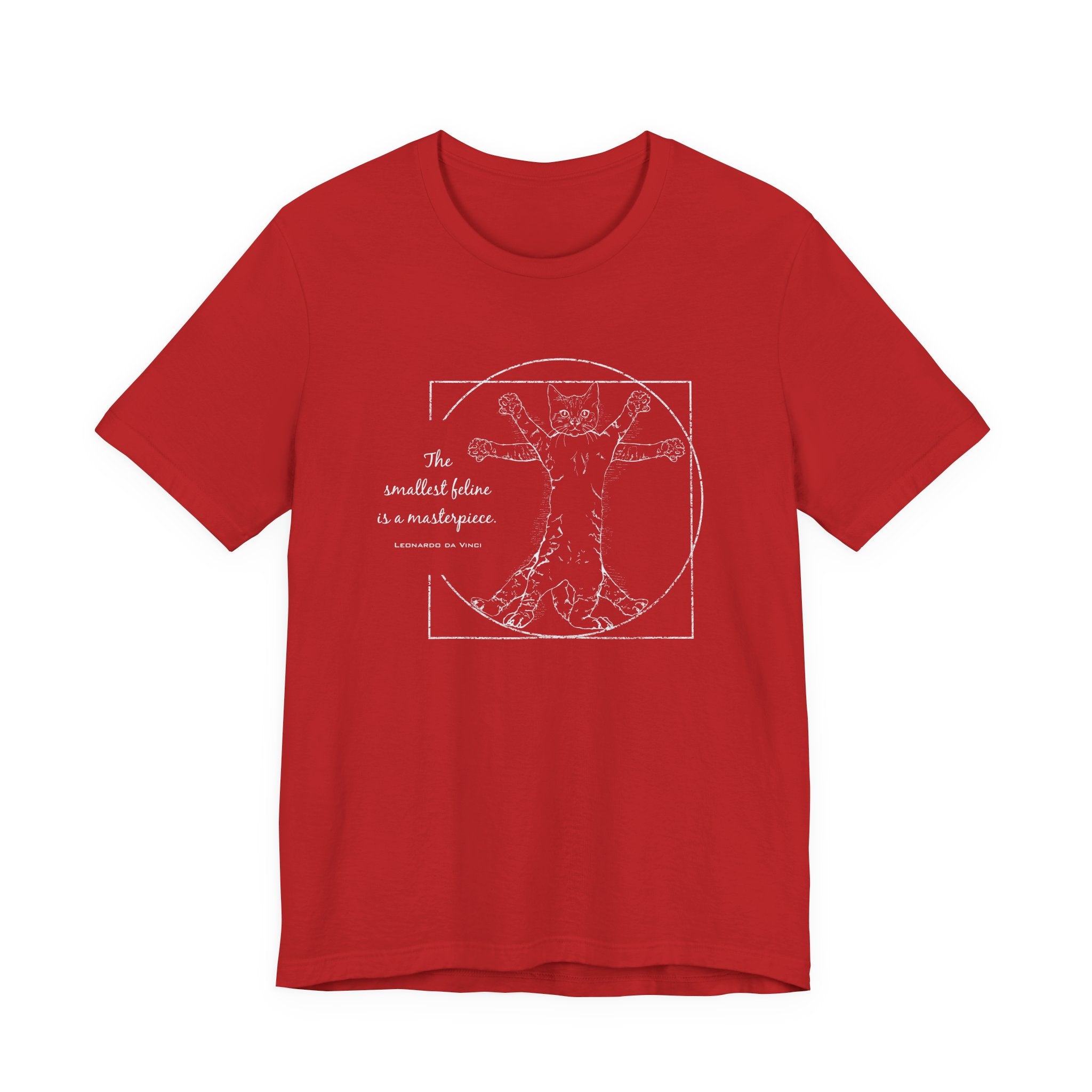 BLUE "The Smallest Feline is a Masterpiece" Short Sleeve Tee