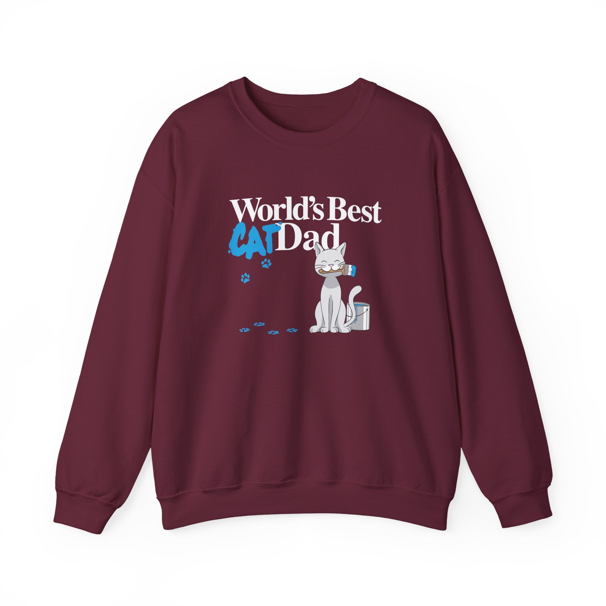 World's Best Cat Dad Crewneck Sweatshirt