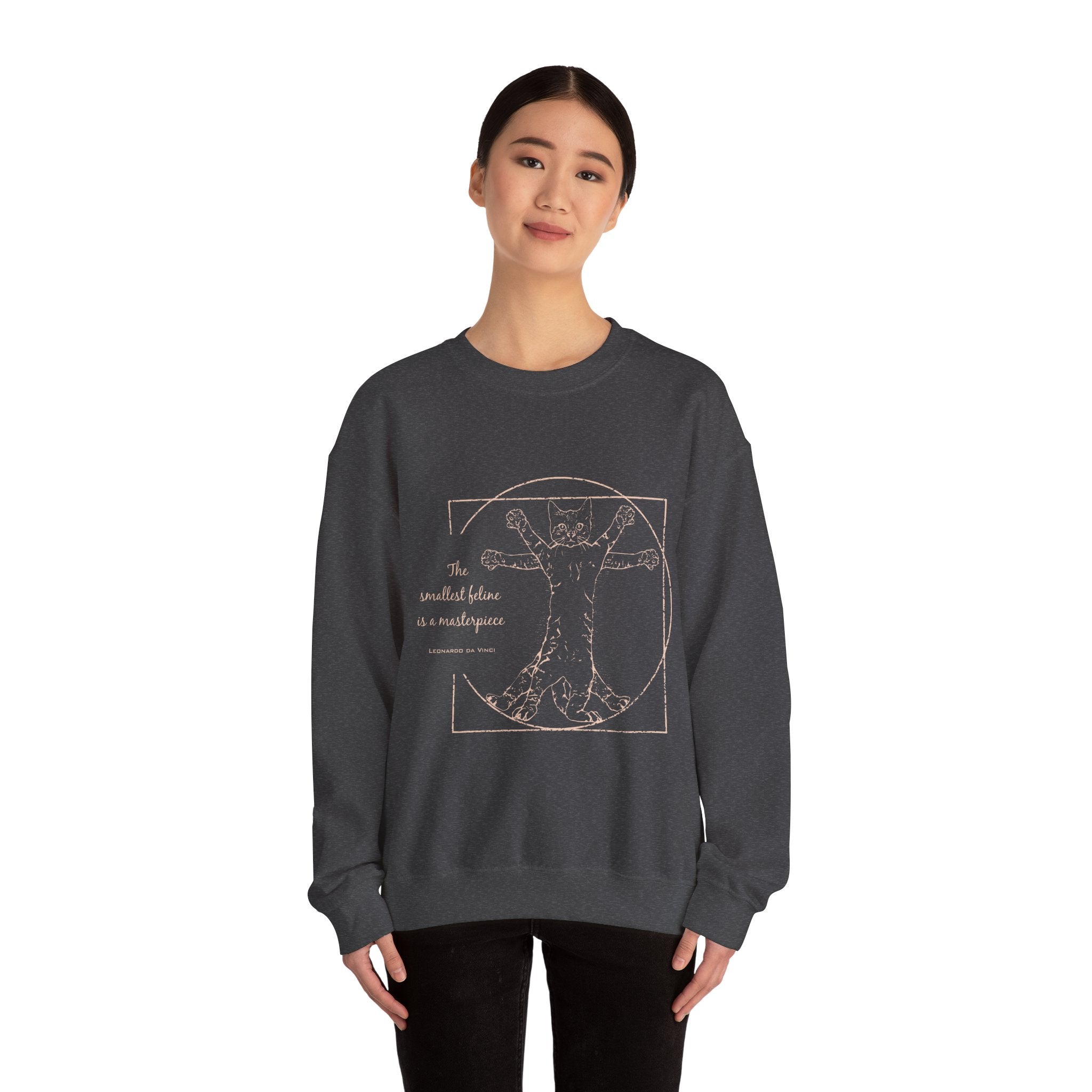 The Smallest Feline is a Masterpiece Crewneck Sweatshirt