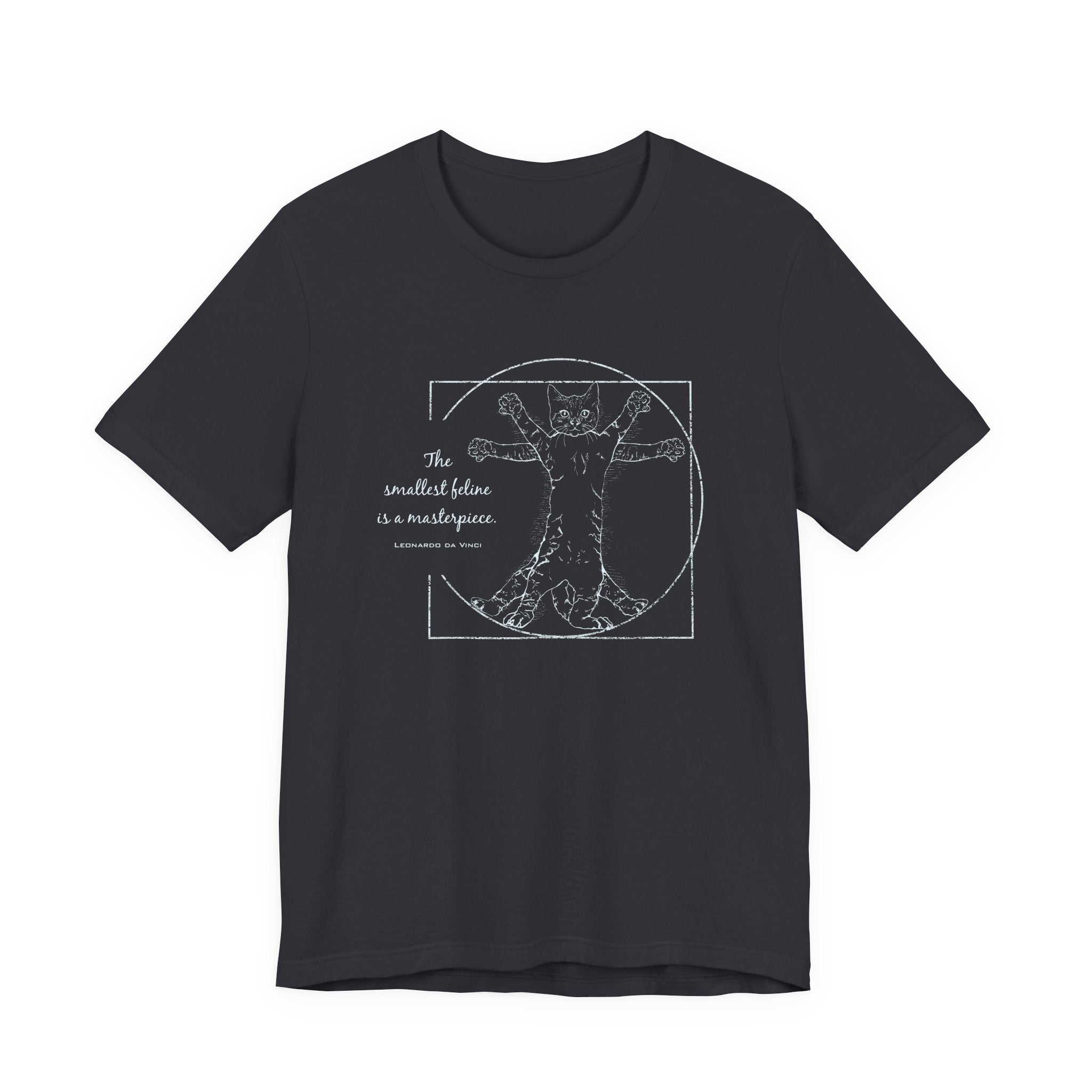 BLUE "The Smallest Feline is a Masterpiece" Short Sleeve Tee