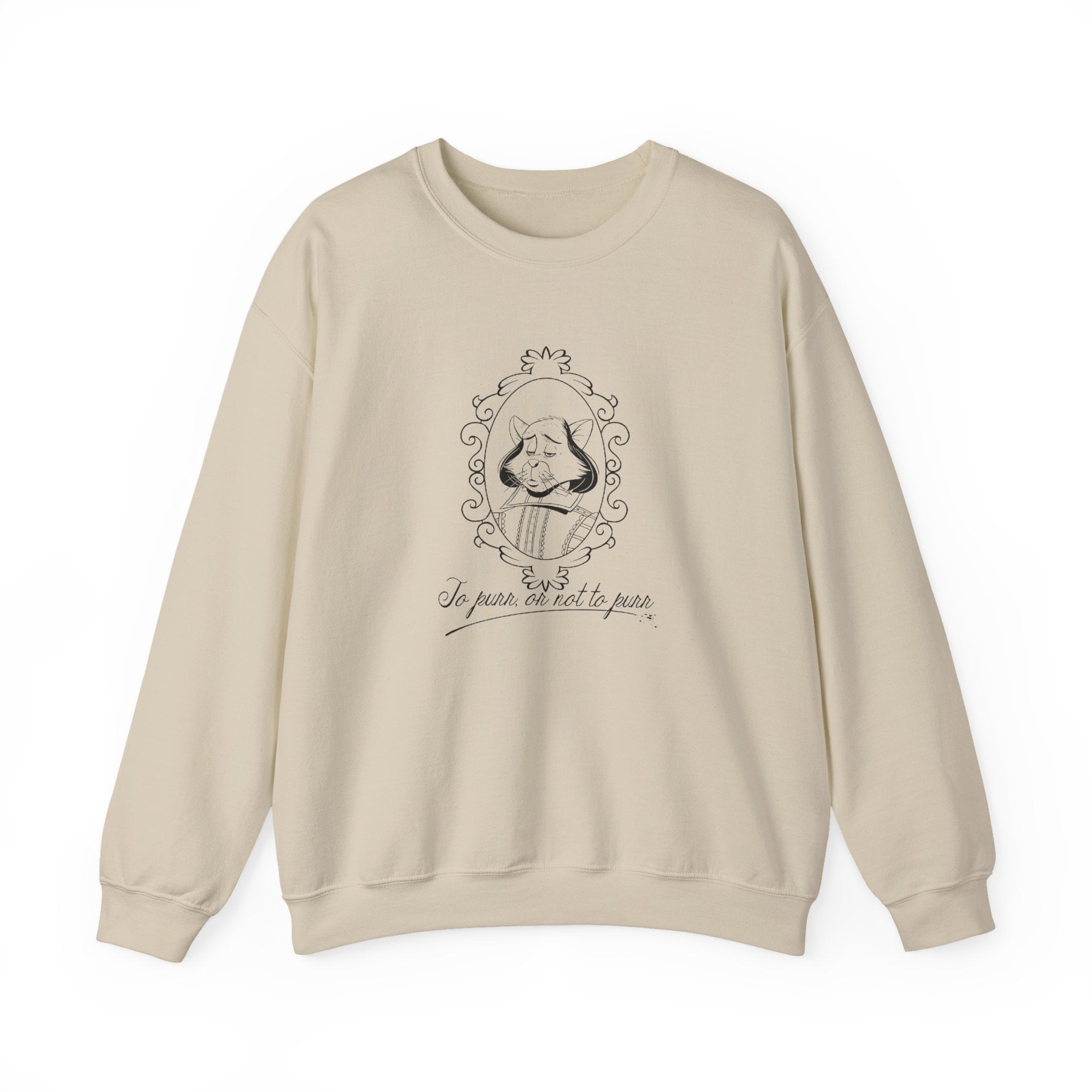 Catspeare Crewneck Sweatshirt, Black
