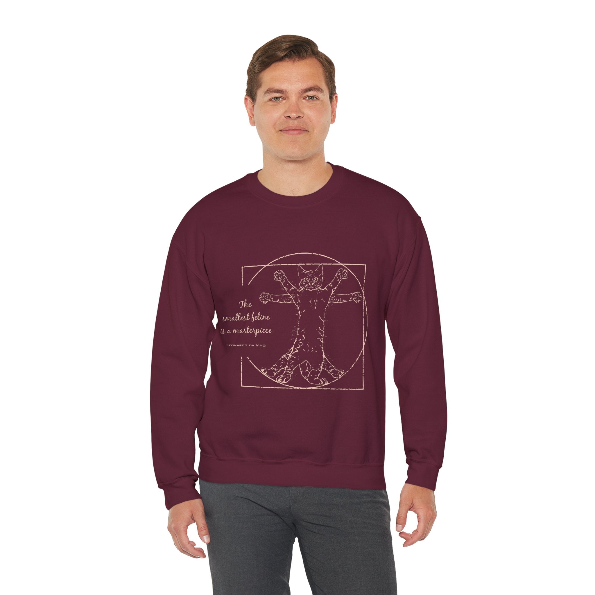 The Smallest Feline is a Masterpiece Crewneck Sweatshirt